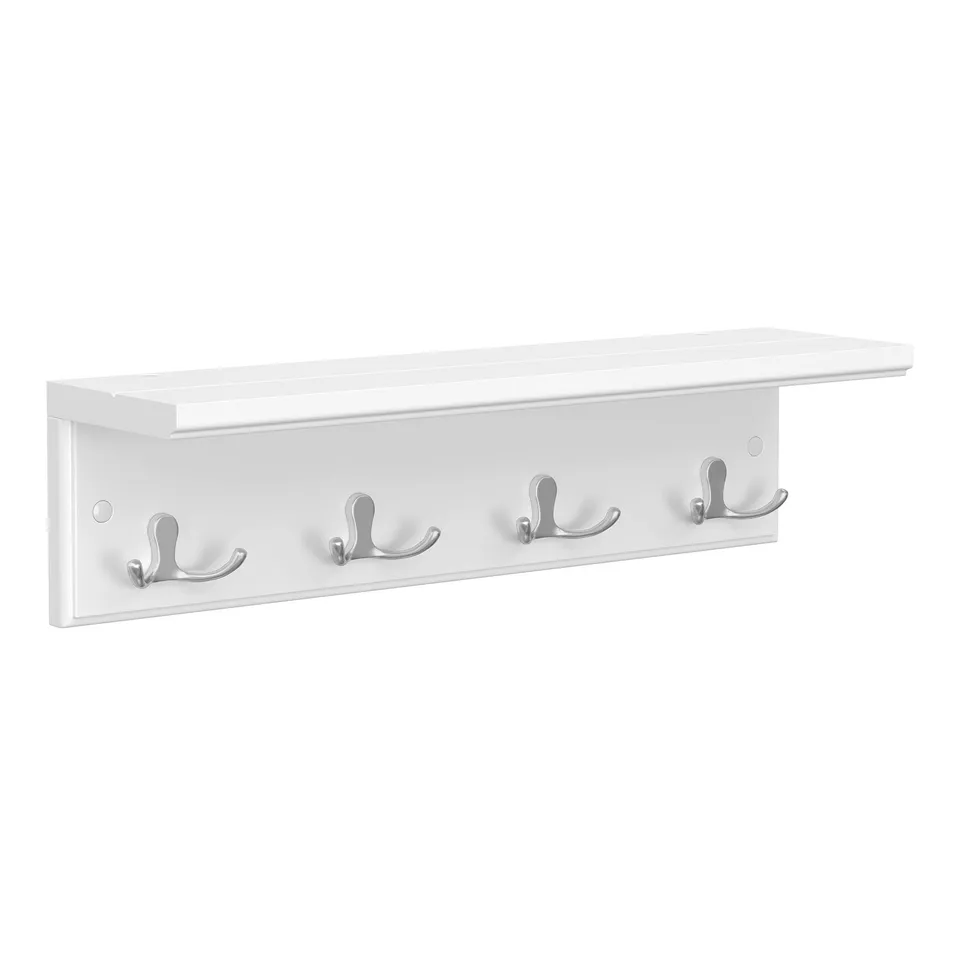 songmics-wandgarderobe-lhr42wt-garderobenleiste-wei-4-doppelhaken image 1