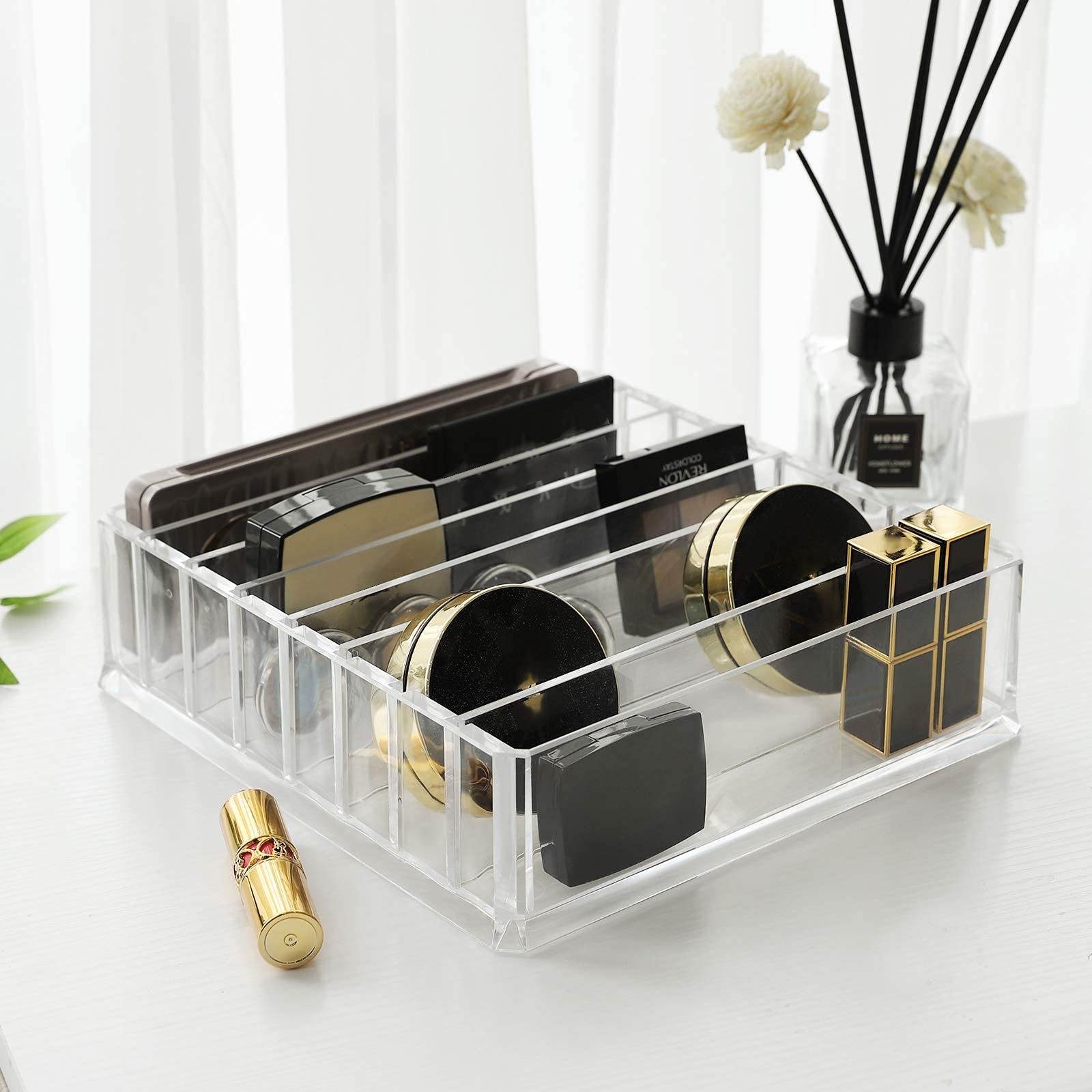 songmics-make-up-organizer-jmu02tp-acryl-transparent-mit-7-verstellbaren-ablagen image 3