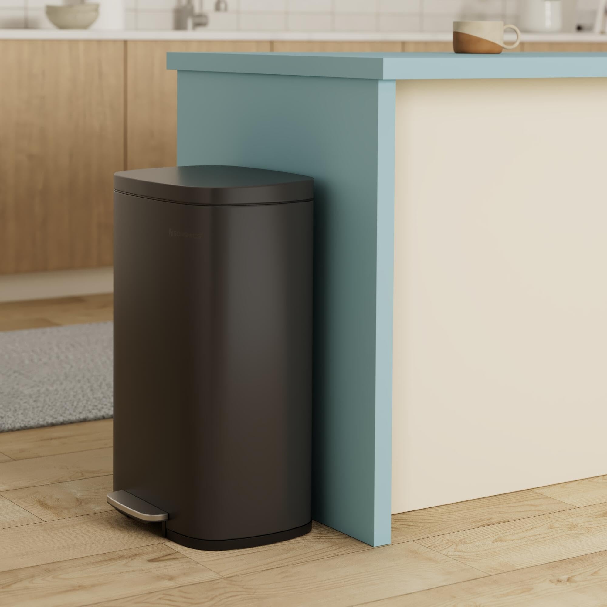 songmics-m-lleimer-k-che-49l-edelstahl-ultb050b01-schwarz image 2