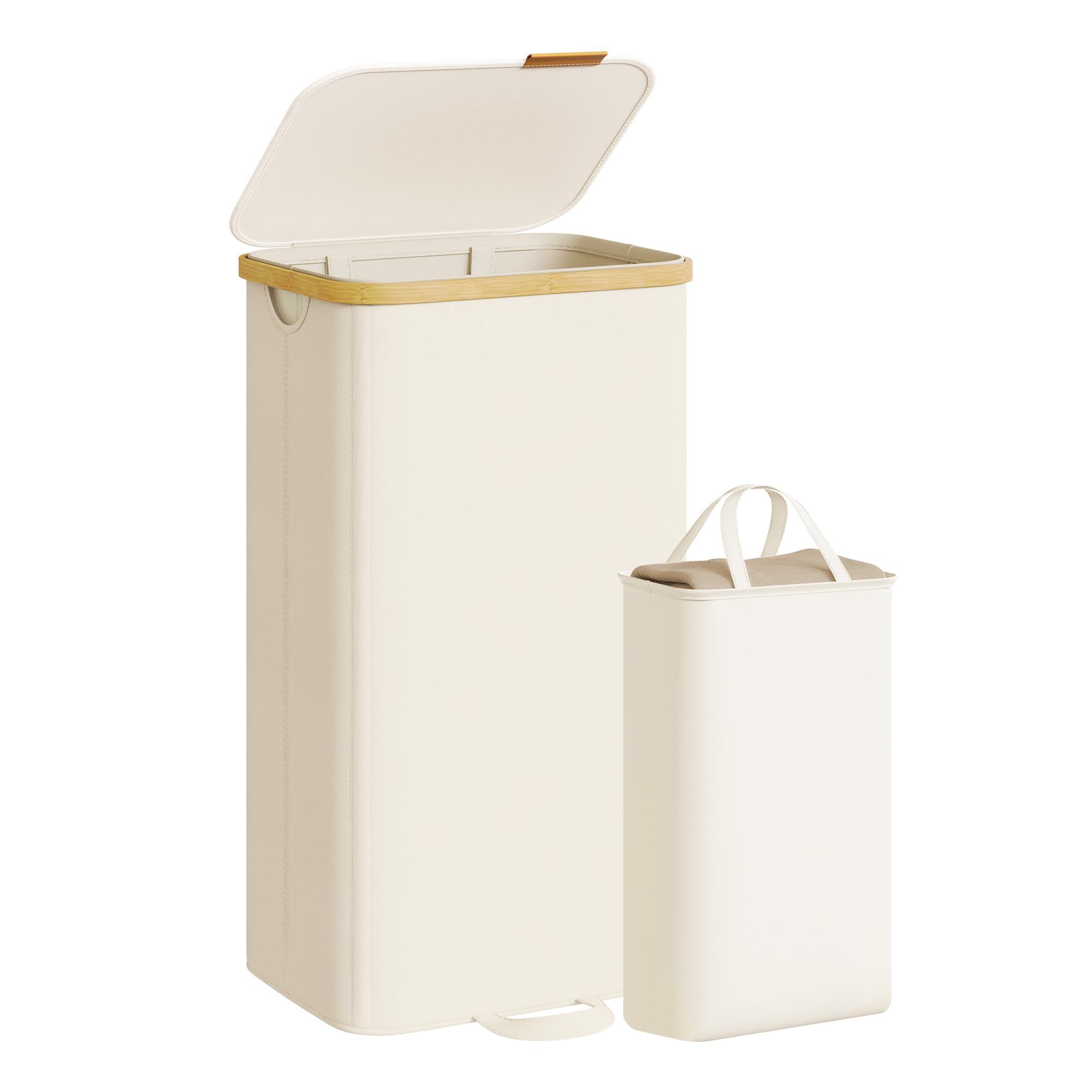 songmics-w-schekorb-mit-deckel-150-liter-2-f-cher-bambusrahmen image 7