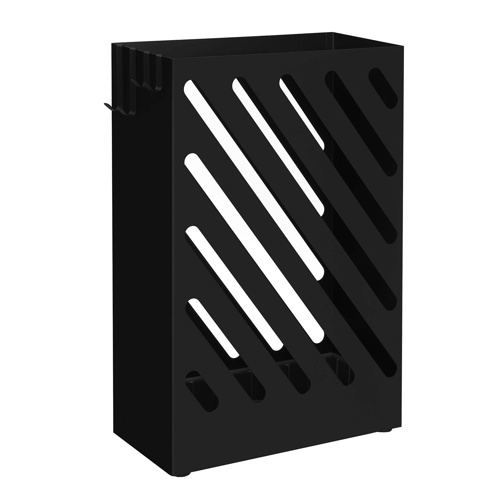 songmics-luc03bk-regenschirmst-nder-rechteckig-metall-schwarz image 1