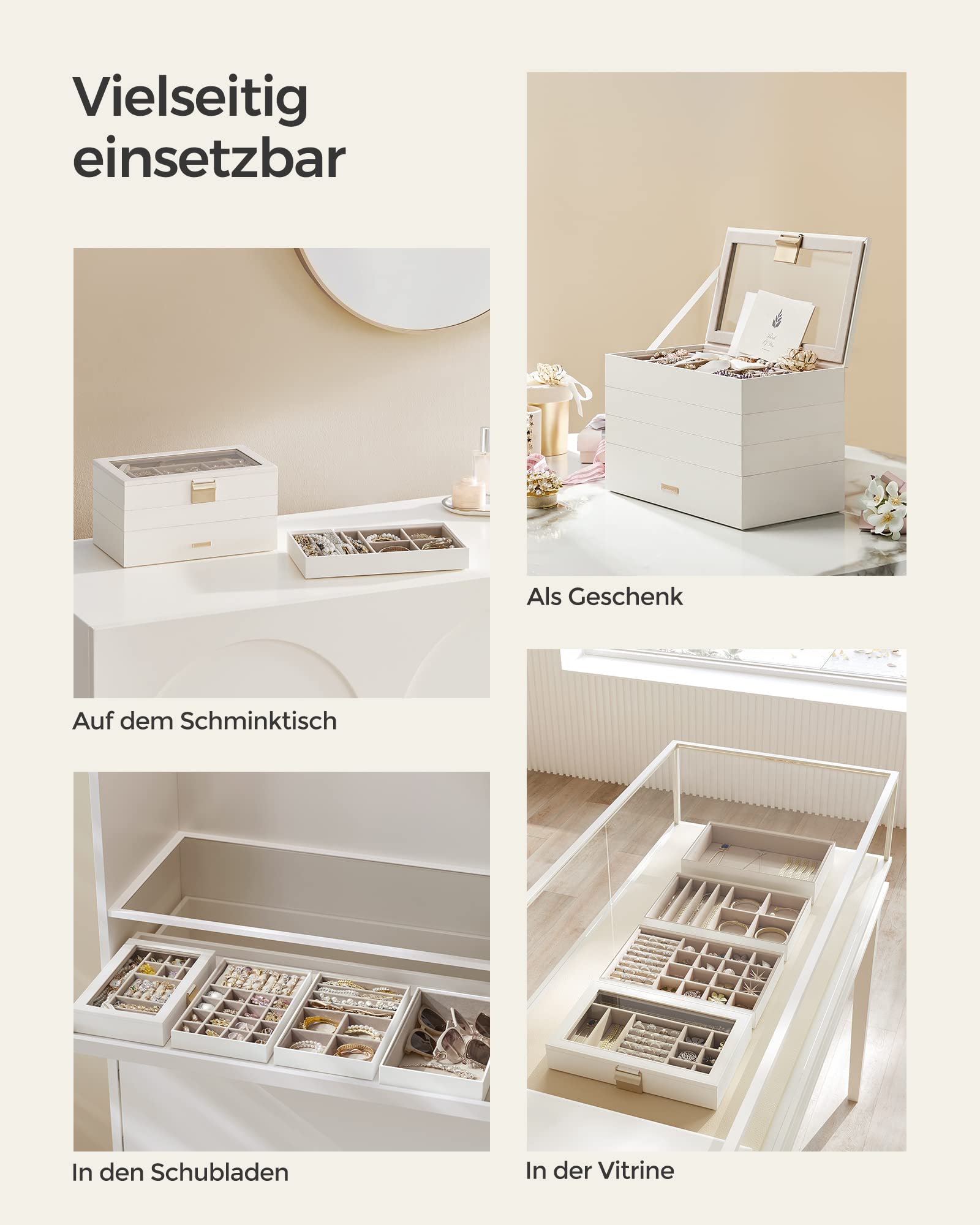 songmics-gisella-schmuckk-stchen-4-ebenen-stapelbar-mit-glasdeckel-wei-jbc164w01 image 7