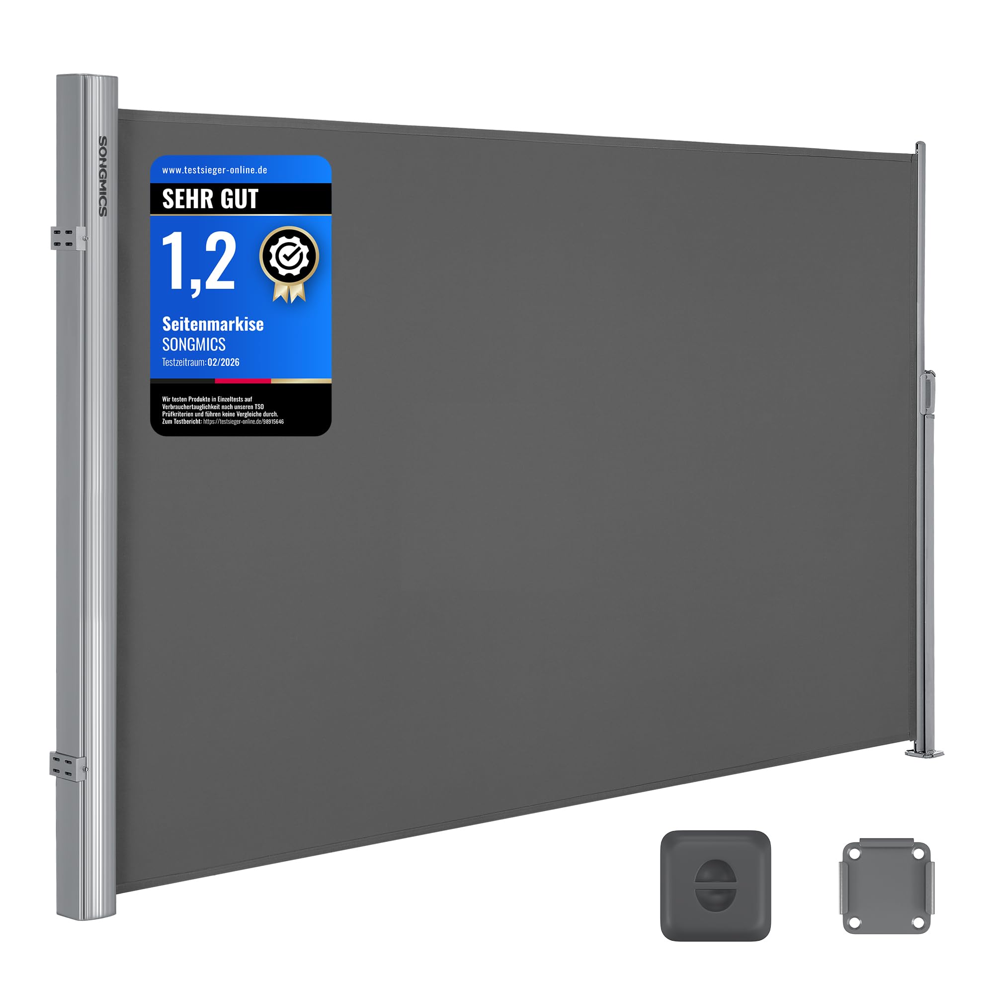 songmics-alu-seitenmarkise-200x400-cm-anthrazit-gsa204g01 image 1