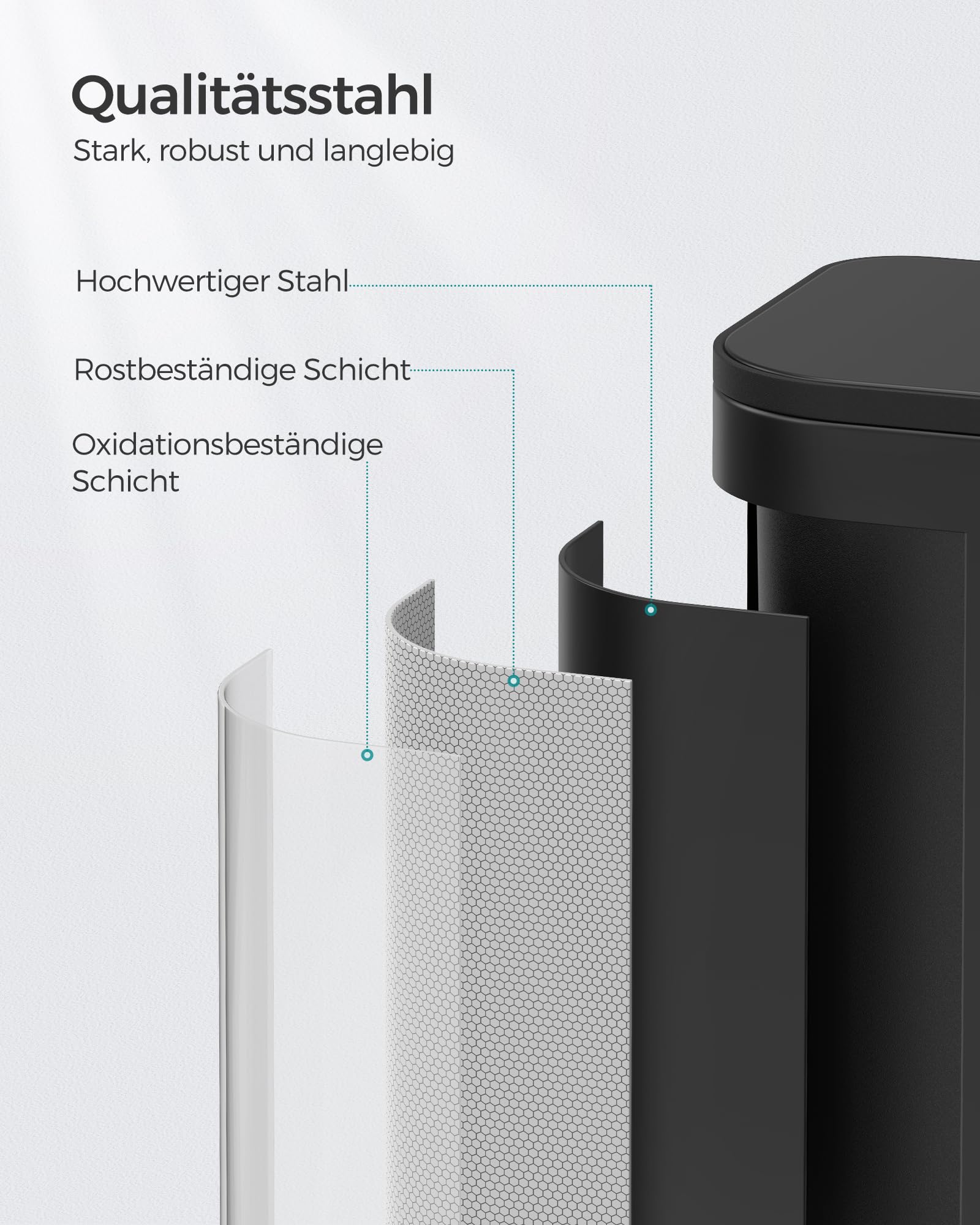 songmics-tretm-lleimer-20-liter-stahl-tintenschwarz-ltb542b02 image 5