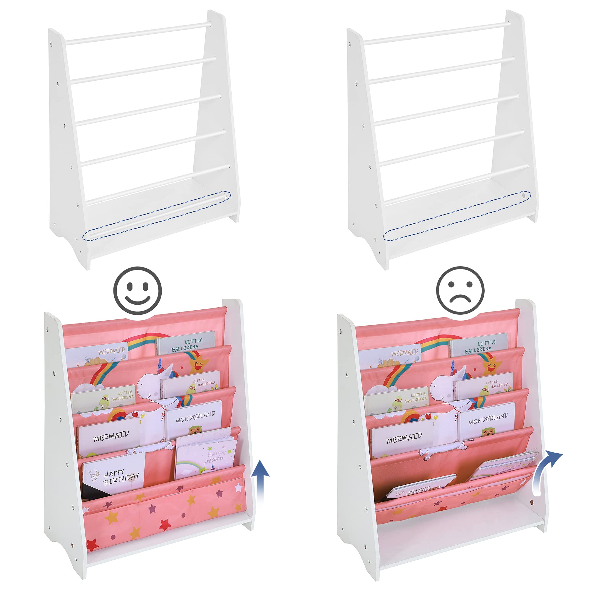 songmics-kinder-b-cherregal-5-ebenen-62-8-x-28-x-72-cm-wei-rosa image 4
