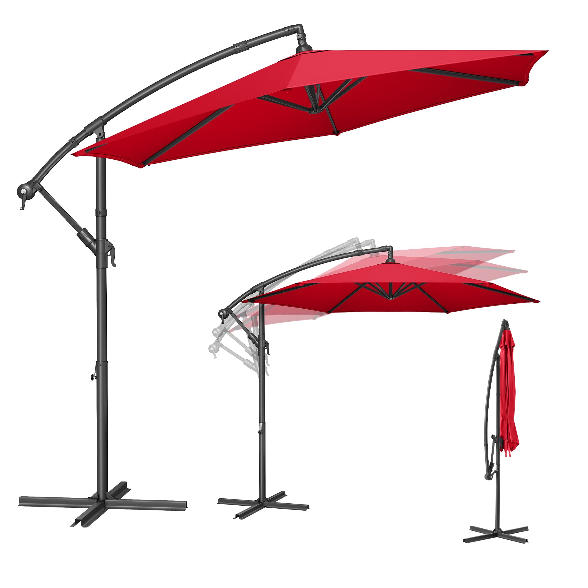 songmics-sonnenschirm-ampelschirm-300-cm-mit-st-nder-upf-50 image 8