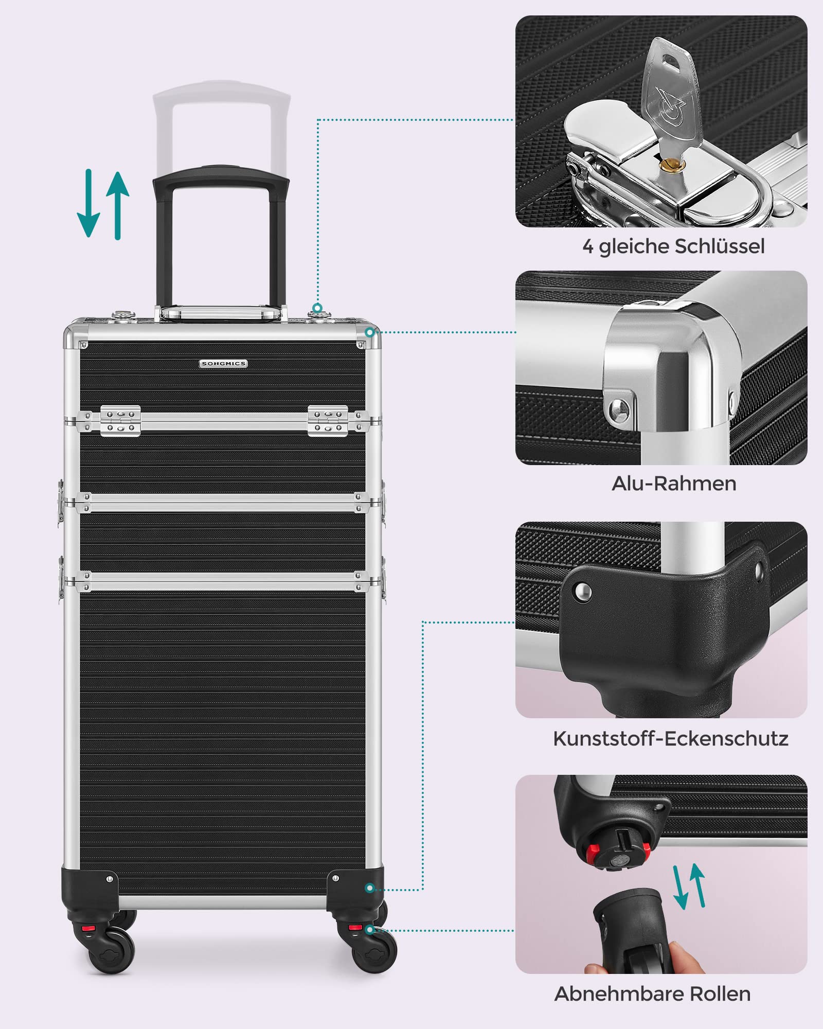songmics-kosmetikkoffer-trolley-3-in-1-34x24x70-5cm-schwarz-jhz014b01 image 4