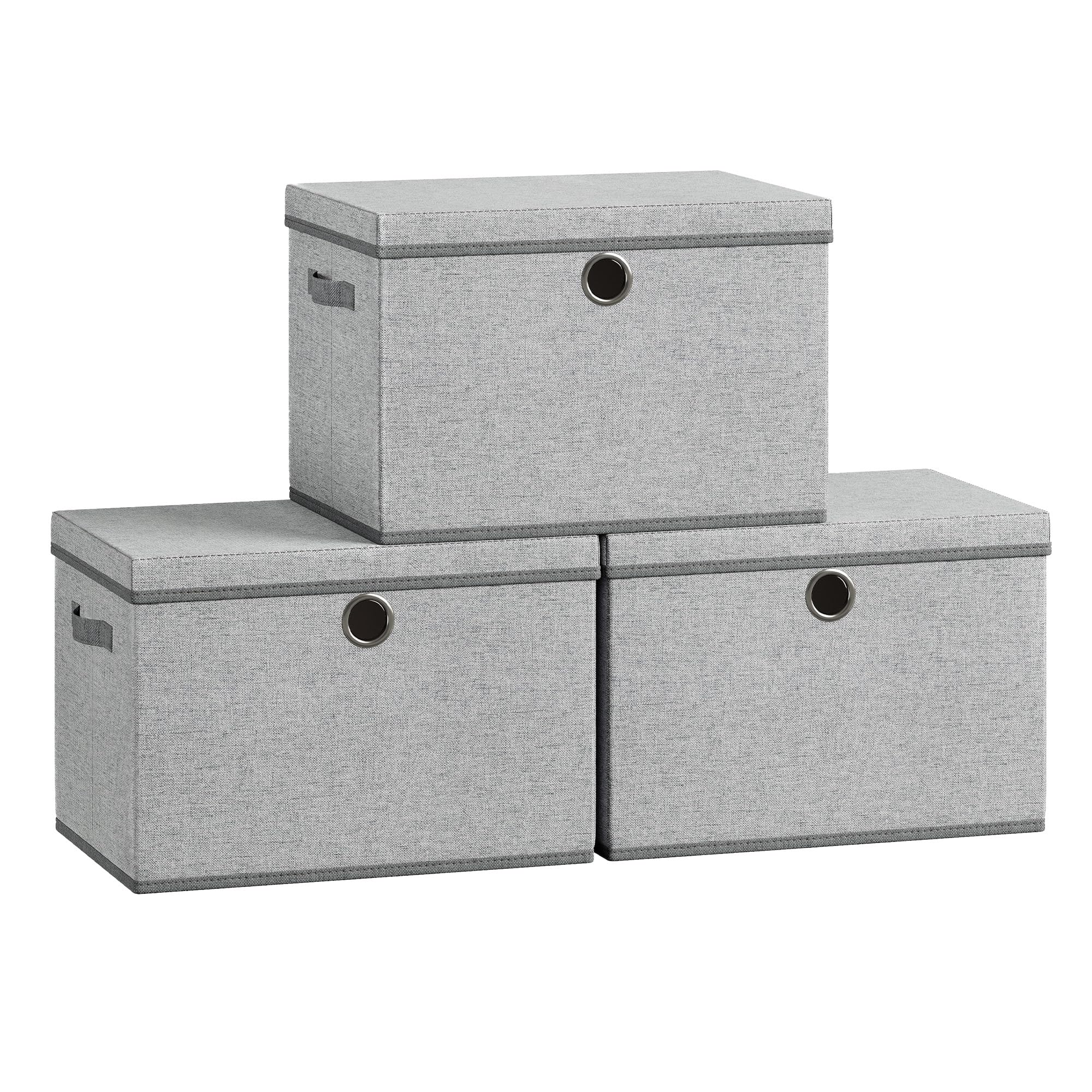 songmics-aufbewahrungsboxen-3er-set-mit-deckel-stoff-43x30x30-cm image 8