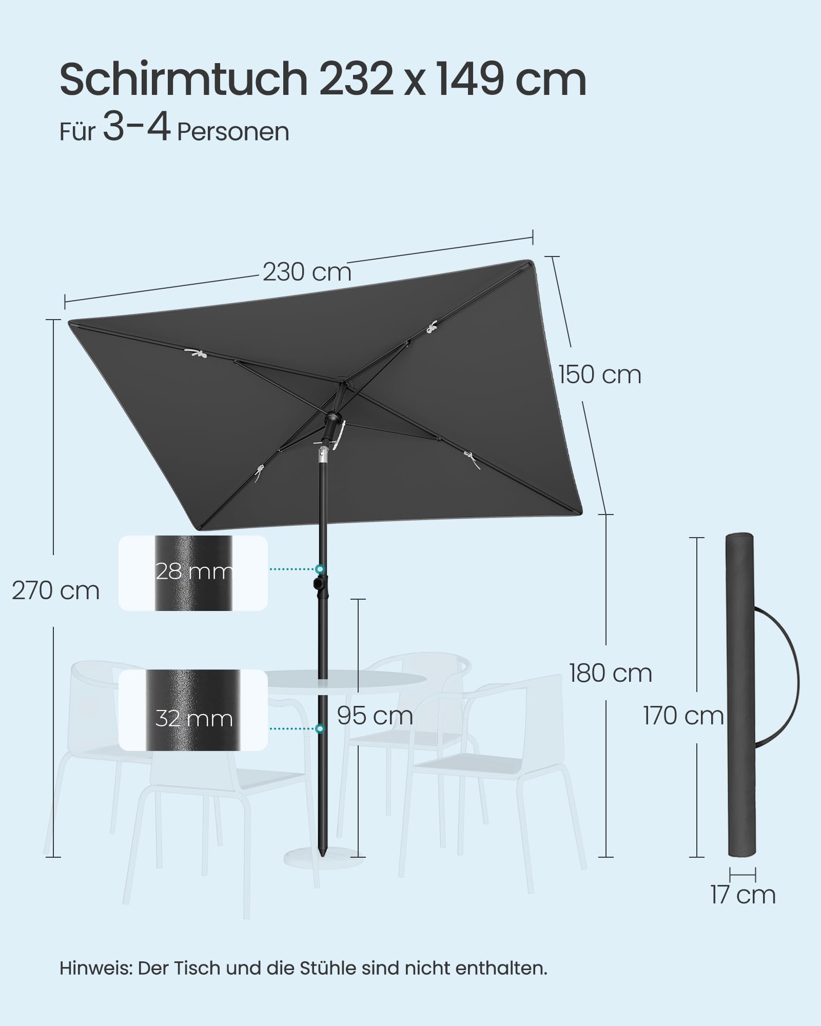 songmics-sonnenschirm-balkon-rechteckig-232-x-149-cm-knickbar-upf-50-2 image 5