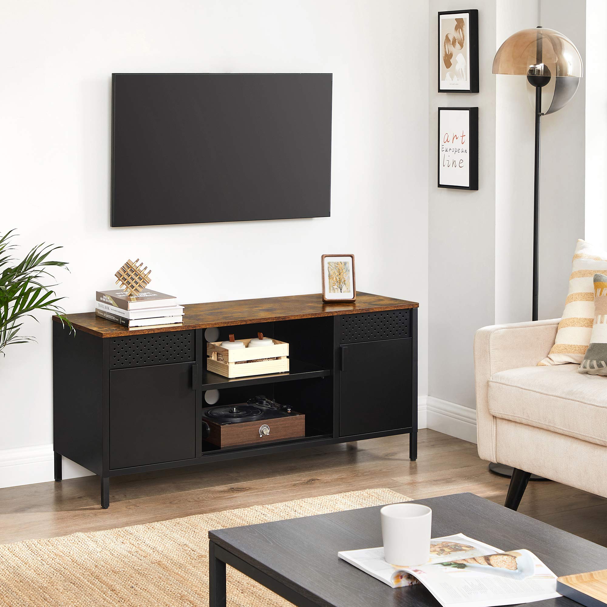 songmics-tv-schrank-lowboard-f-r-fernseher-bis-55-zoll-120-cm image 2