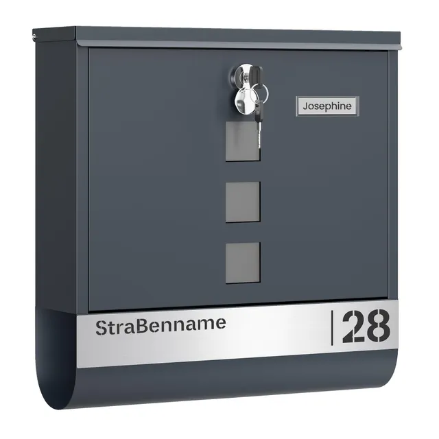 songmics-briefkasten-mit-gravur-wandbriefkasten-mit-schloss image 1