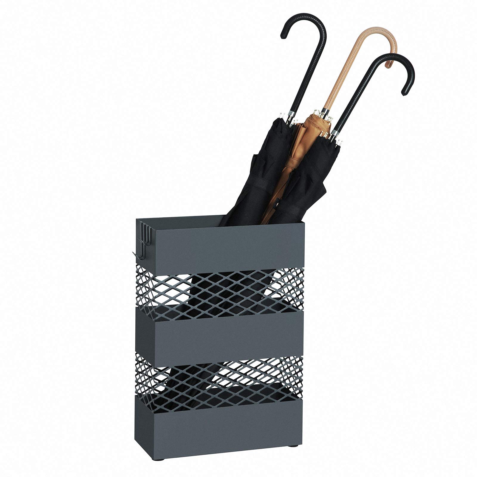 songmics-regenschirmst-nder-metall-gitter-design-28-x-12-x-41-cm-anthrazit image 2