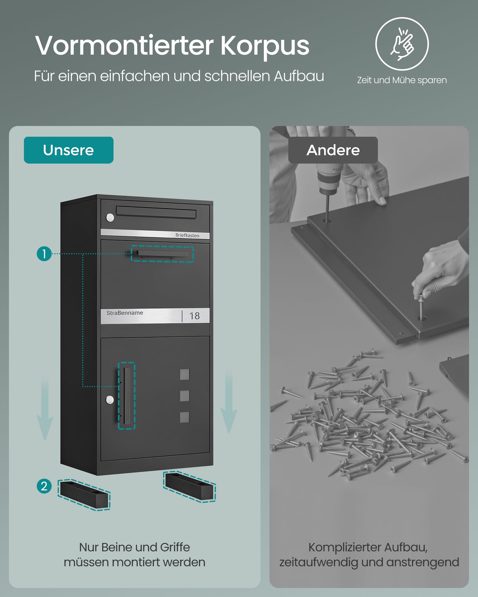 songmics-paketbox-mit-briefkasten-und-paketfach-stahl-55-l image 3