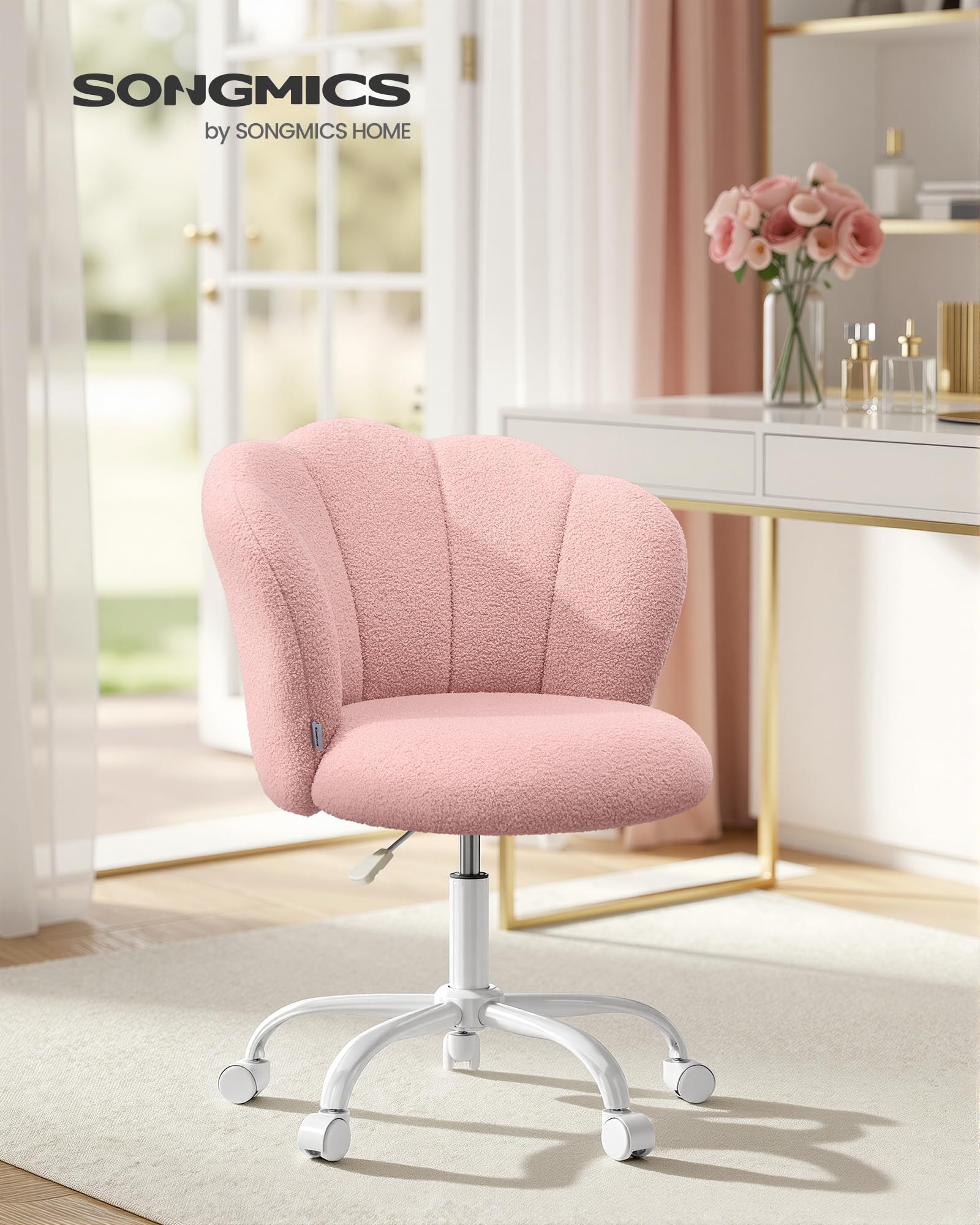 songmics-b-rostuhl-schminktischstuhl-fleece-pastellrosa-bis-110-kg-obg030sa01 image 3