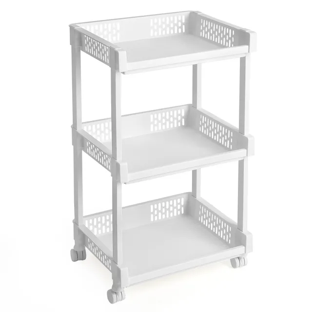songmics-rollwagen-ksc03wt-wei-3-etagen-61-cm-mit-rollen image 1