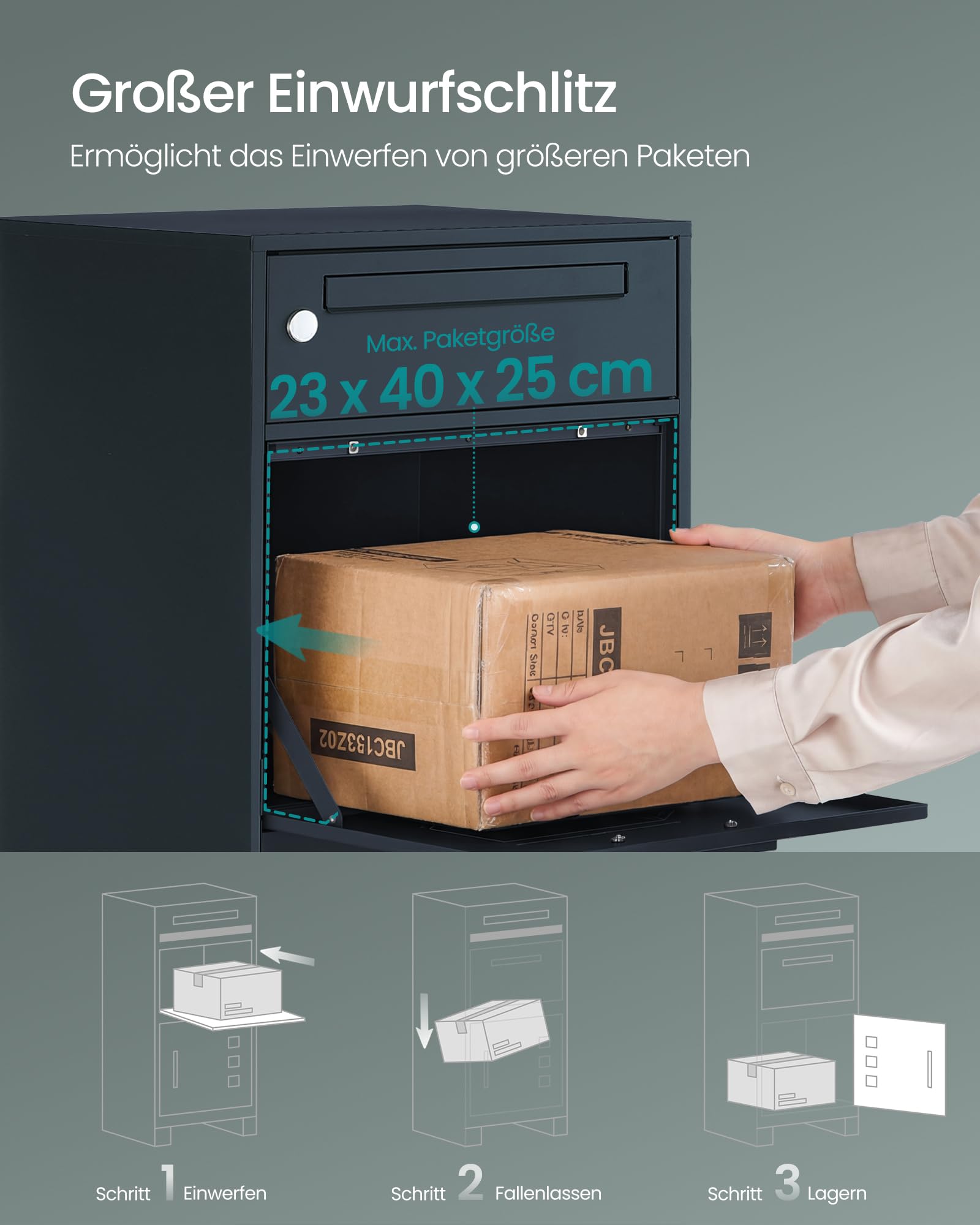 songmics-paketbox-xxl-gmb091gz01-stahl-anthrazit-34x48x106-cm image 4
