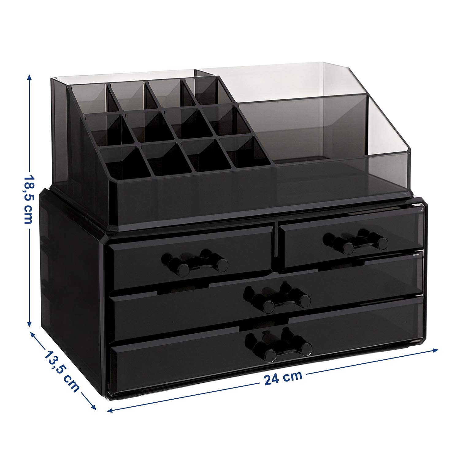 songmics-kosmetik-organizer-jka007bk-acryl-schwarz-medium image 6
