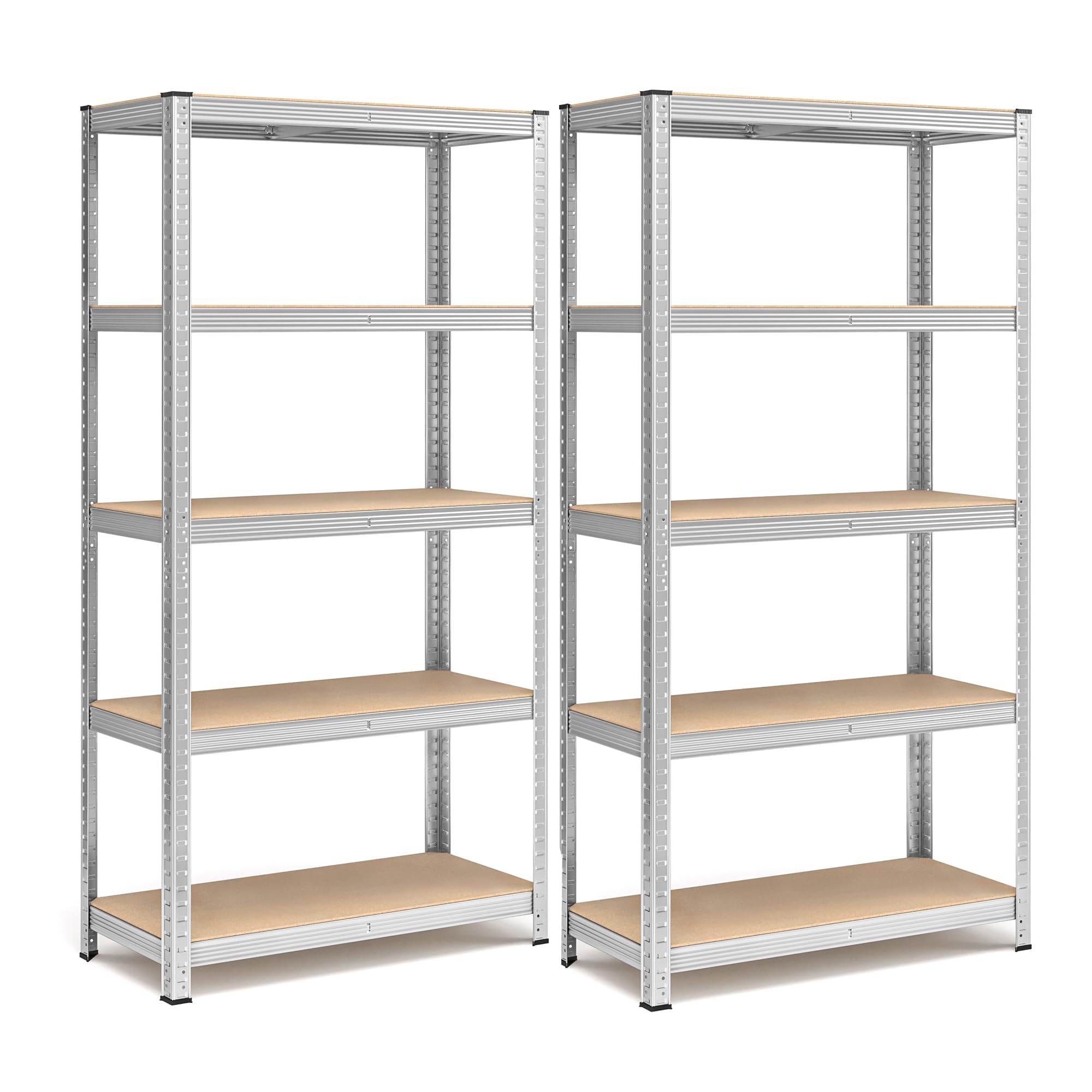 songmics-schwerlastregal-glr040e02-2er-set-90x40x180-silber image 1