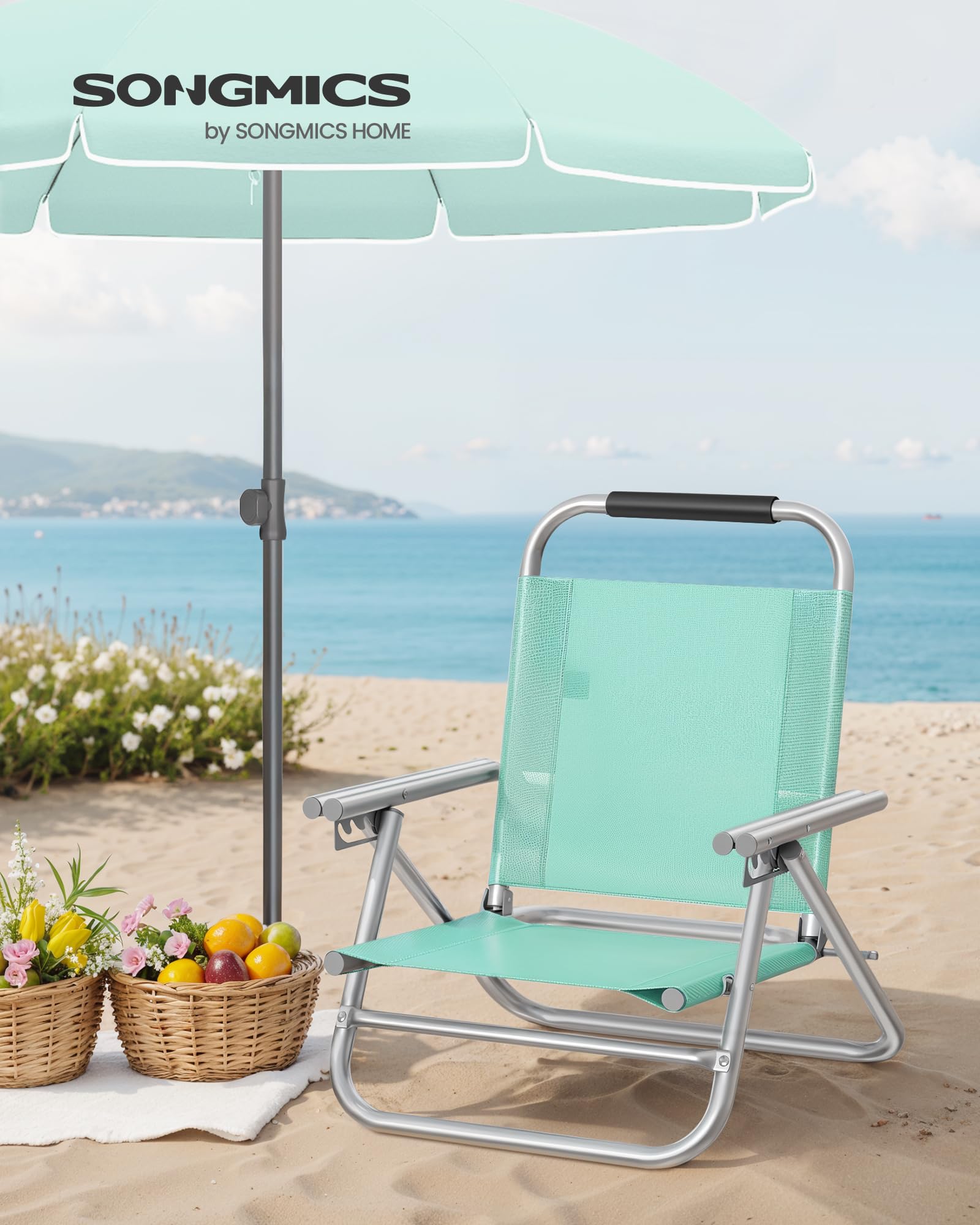 songmics-strandstuhl-klappstuhl-mit-4-stufig-verstellbarer-r-ckenlehne-und-armle-4 image 3