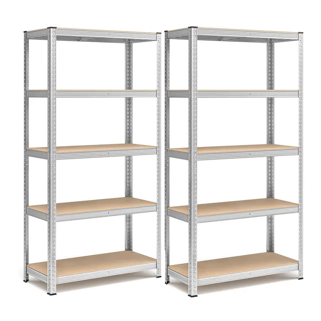 songmics-schwerlastregal-glr040e02-2er-set-90x40x180-silber image 1