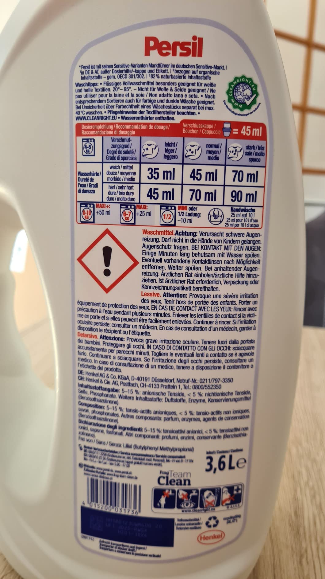 Mild und trotzdem sauber