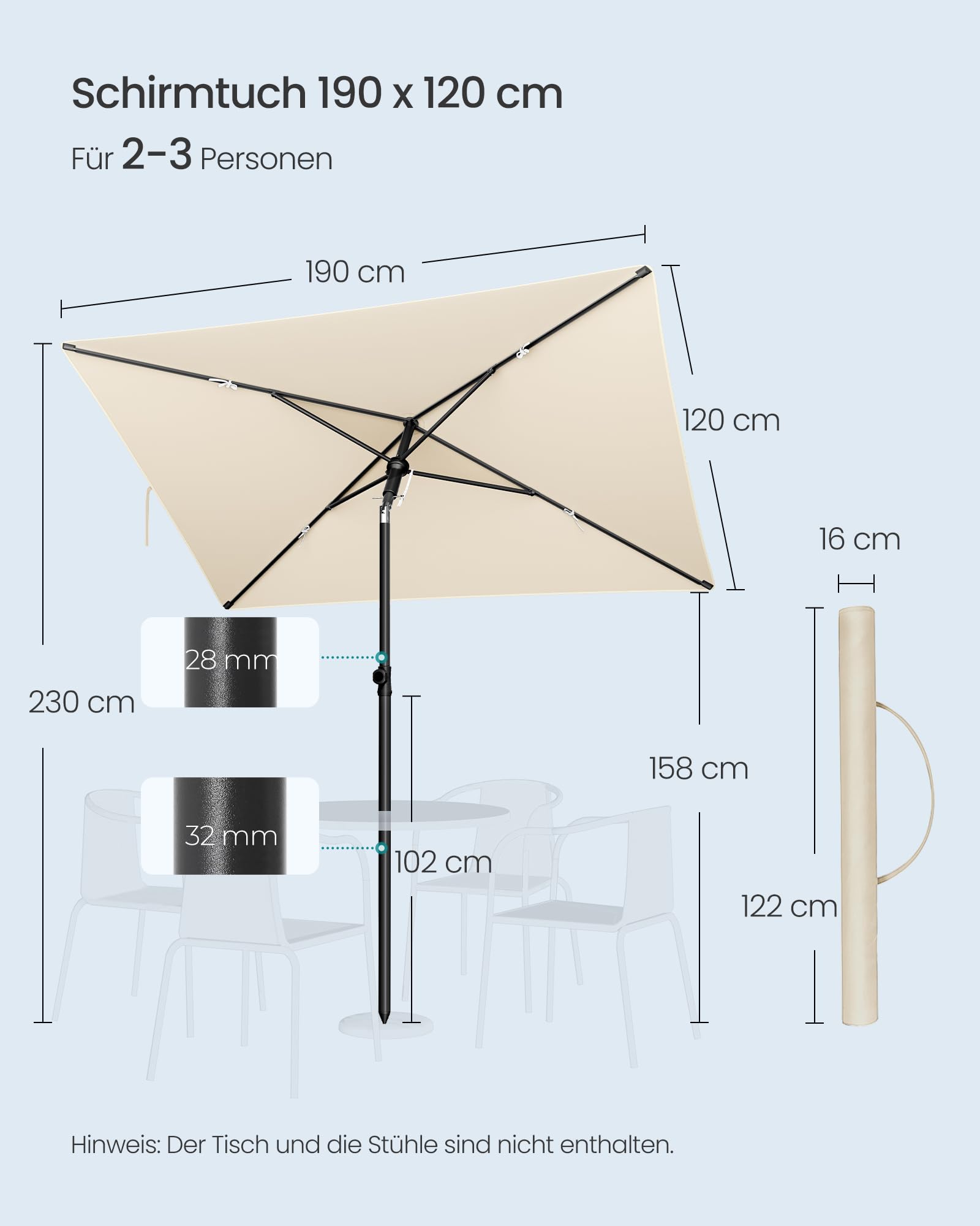songmics-sonnenschirm-balkon-rechteckig-190-x-120-cm-knickbar-upf-50-2 image 5