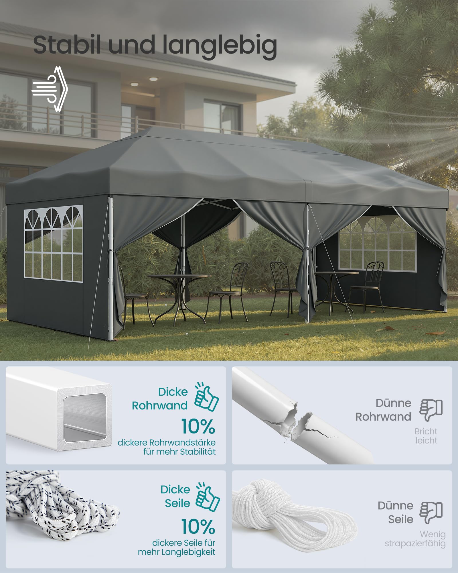 songmics-faltpavillon-3x6-m-gct204gz01-dunkelgrau-mit-seitenw-nden image 3