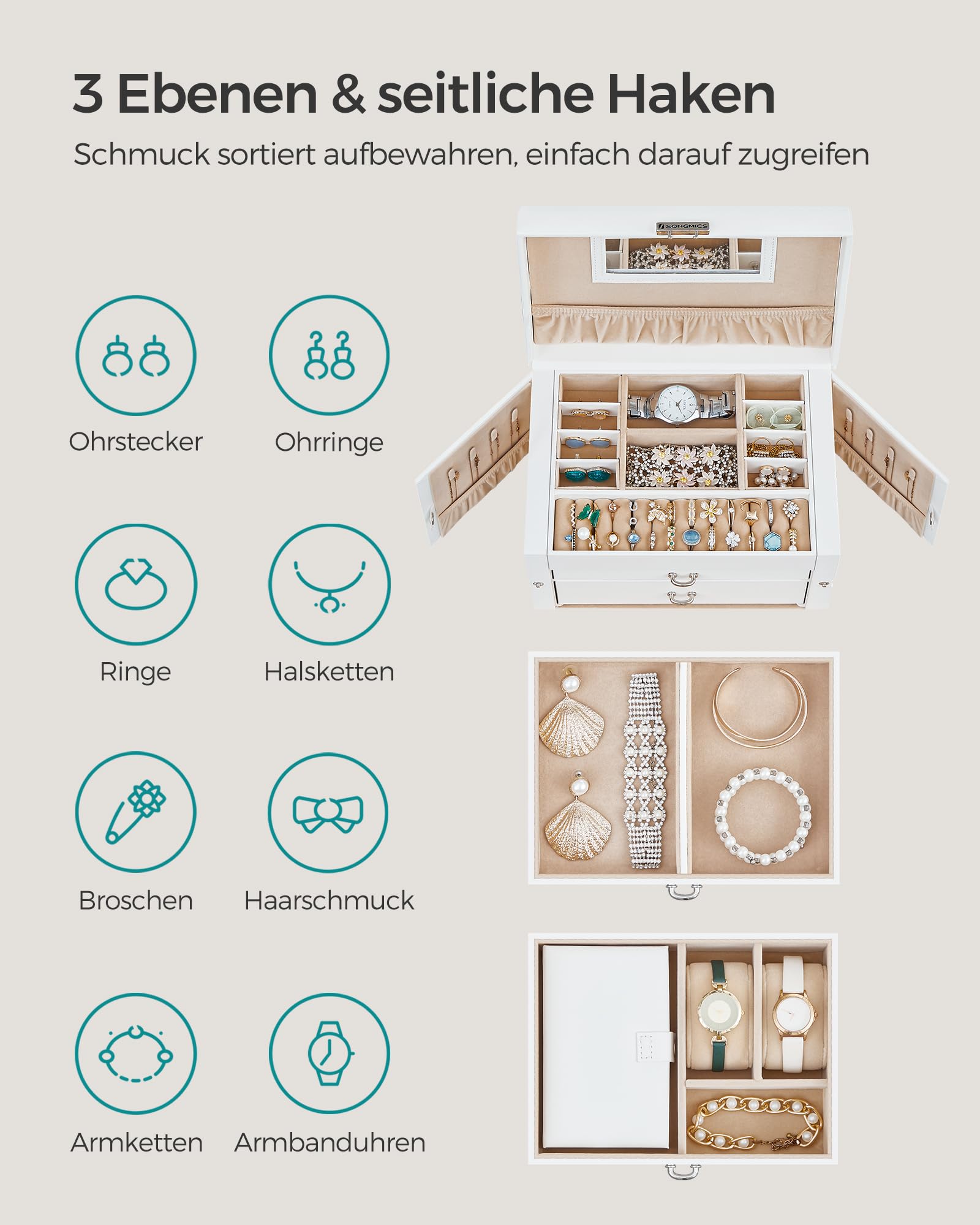 songmics-jbc121w-schmuckk-stchen-3-ebenen-wei-mit-mini-box image 3