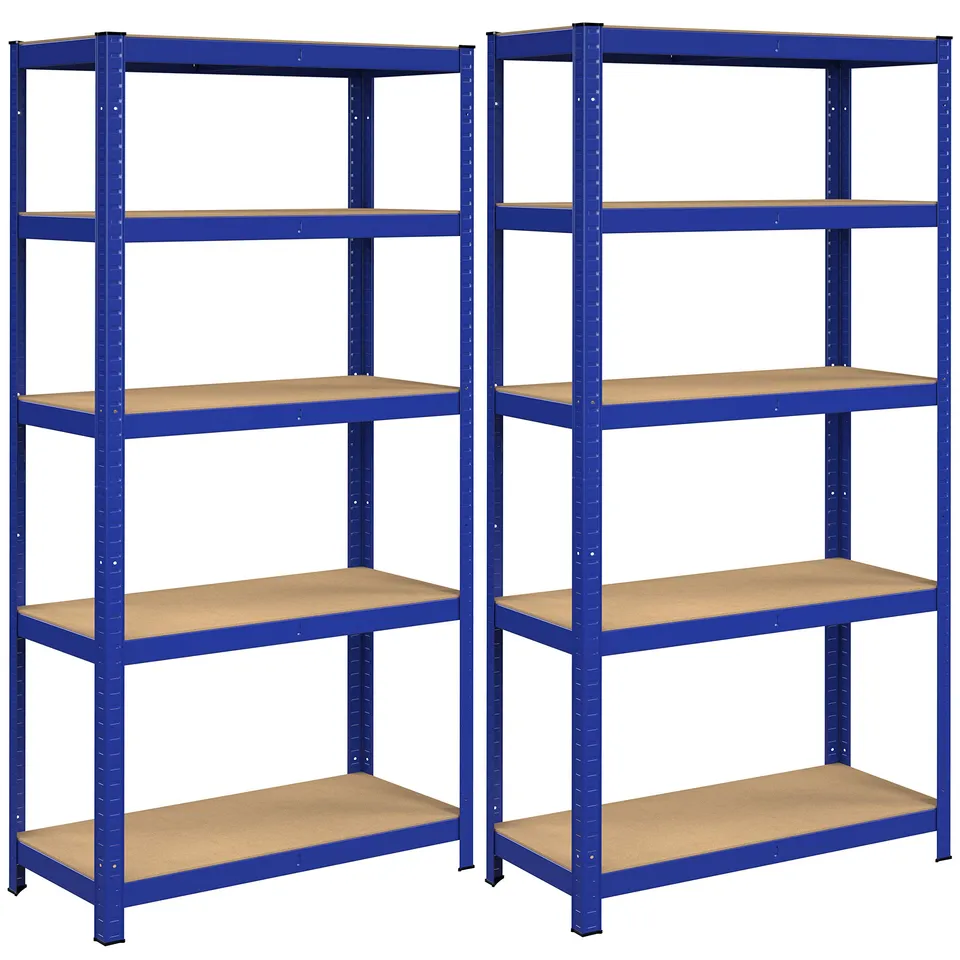 songmics-schwerlastregal-2er-set-40-x-90-x-180-cm-metall-875-kg-blau image 1