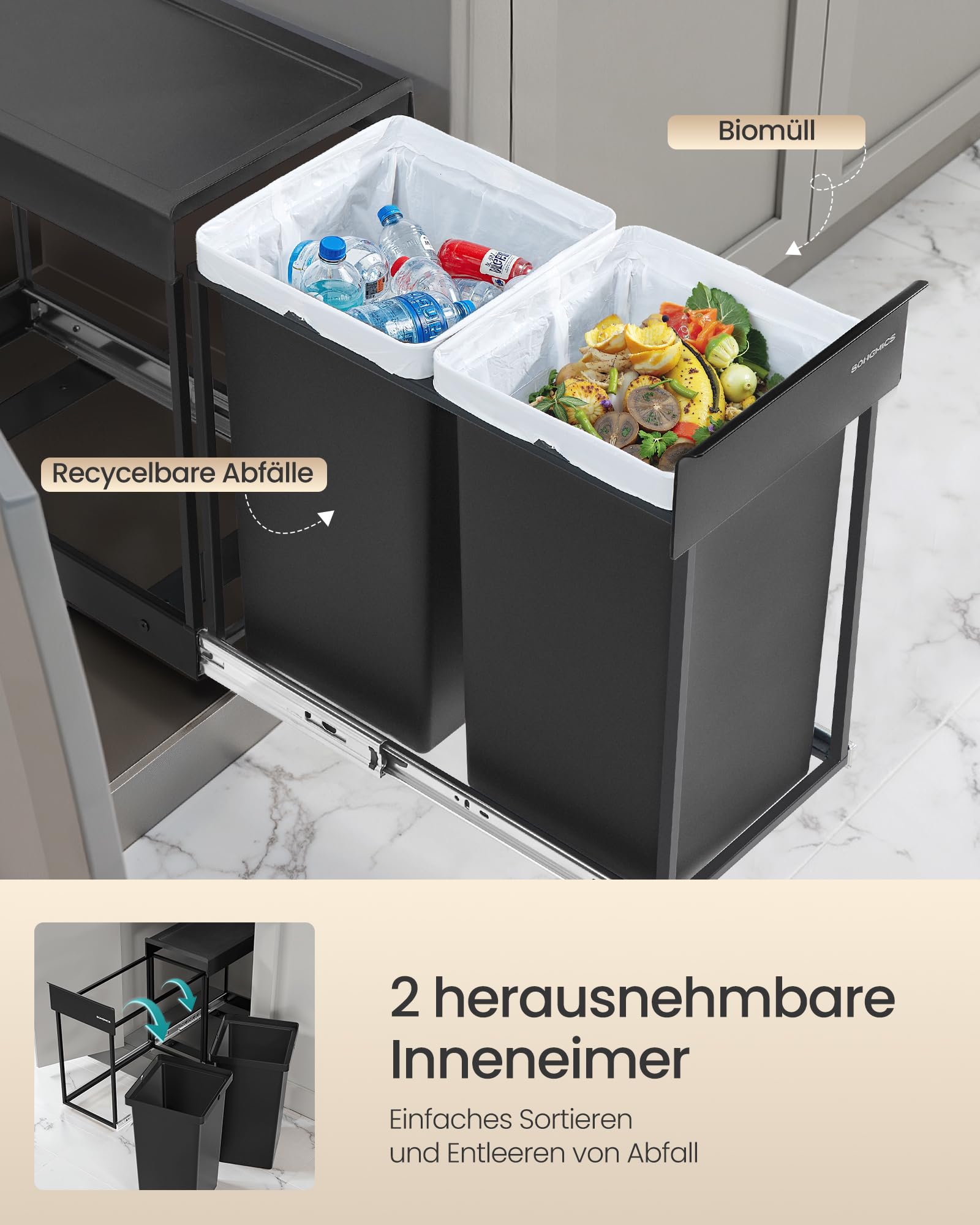 songmics-m-lleimer-k-che-ltb950b01-2x15-l-ausziehbar-f-r-unterschrank-tintenschw image 5