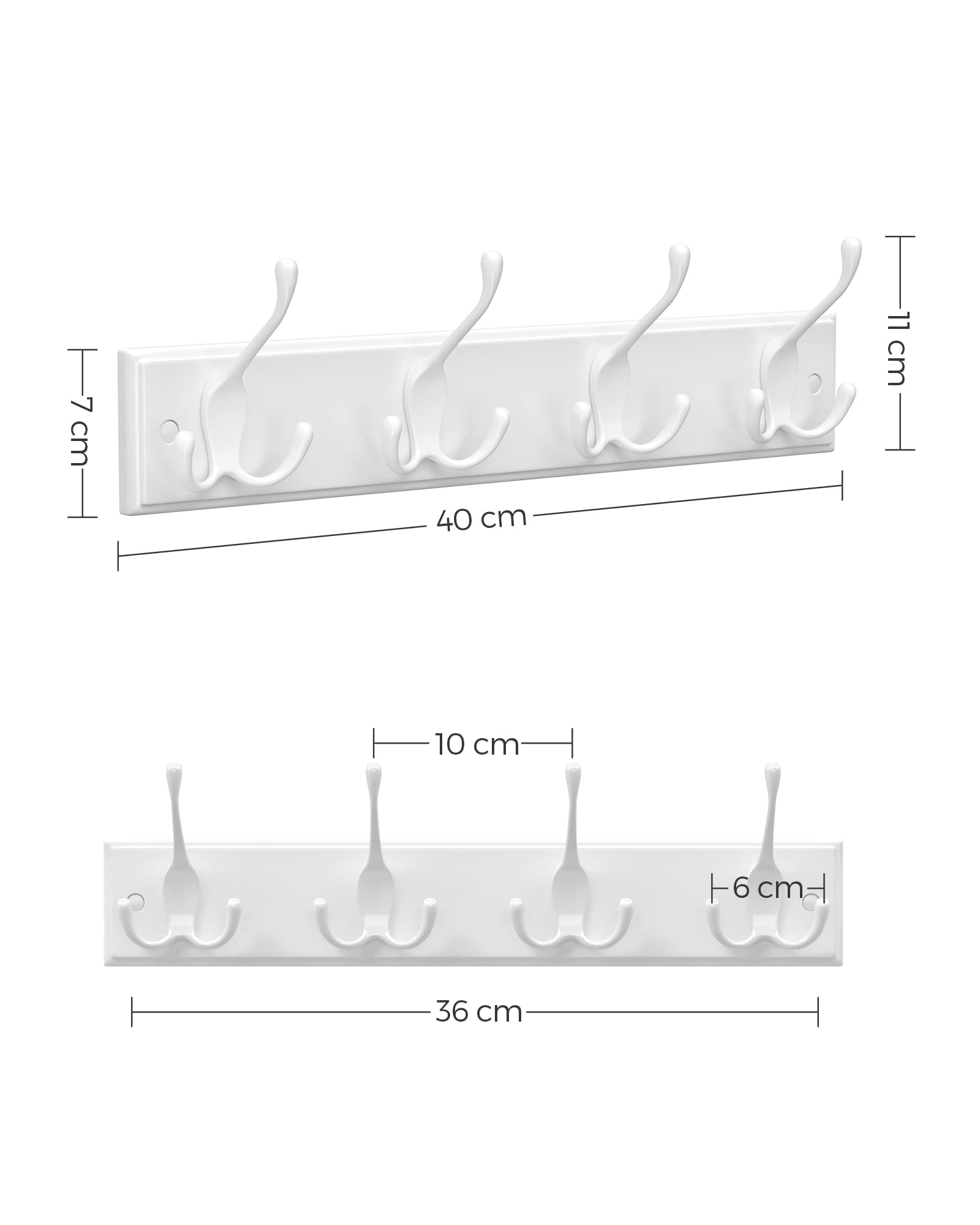 songmics-wandgarderobe-lhr30wt-4-dreifach-haken-hellwarmwei image 2