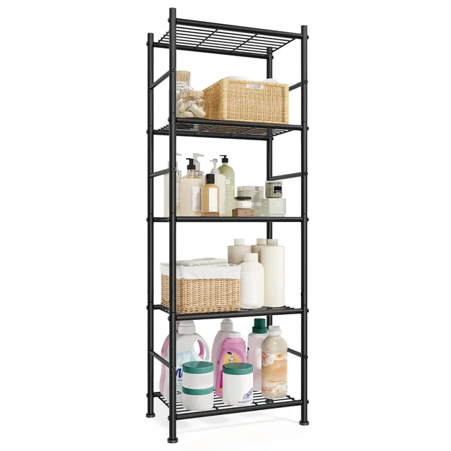 songmics-standregal-40-x-30-x-144-cm-metallregal-mit-5-ablagen image 1