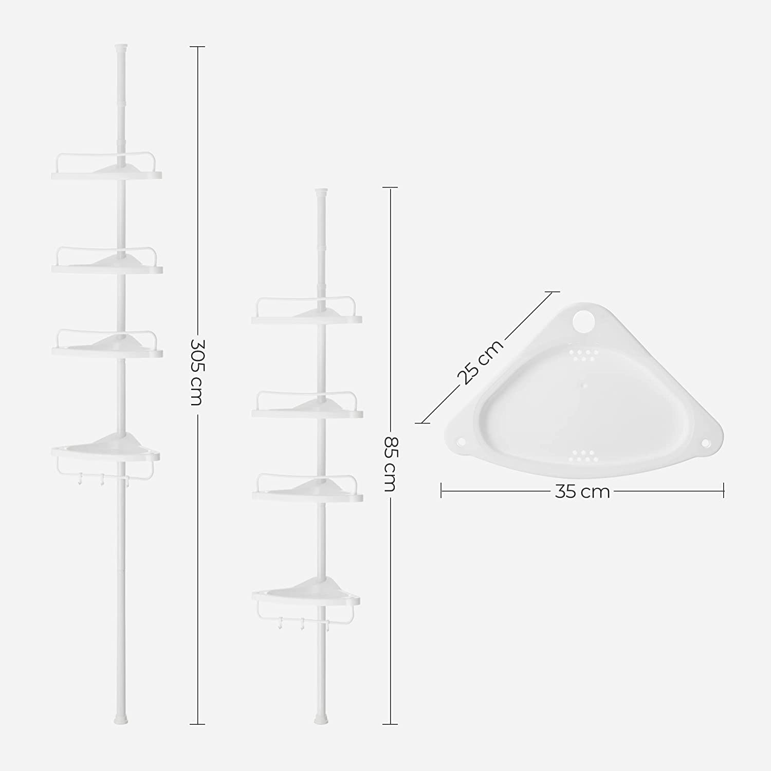 songmics-duschregal-bcb001a-teleskop-badezimmerregal-85-305-cm-mit-4-ablagen image 5