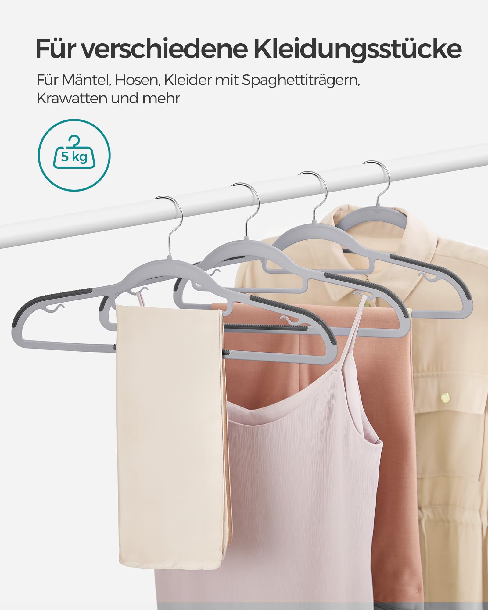 songmics-kleiderb-gel-kunststoff-crp20g50-50er-set-42-cm-hellgrau-dunkelgrau image 7