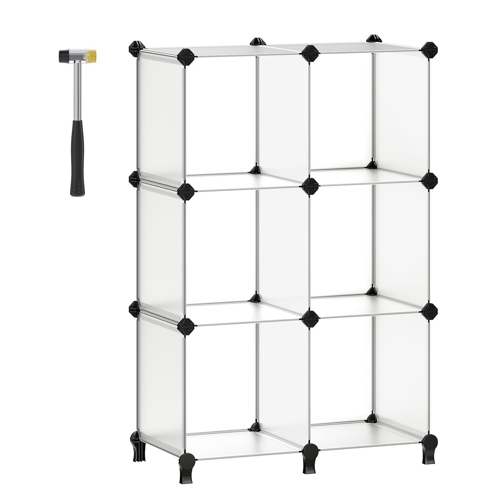 songmics-steckregal-lpc111s-schuhregal-set-aus-6-w-rfeln-wei image 1