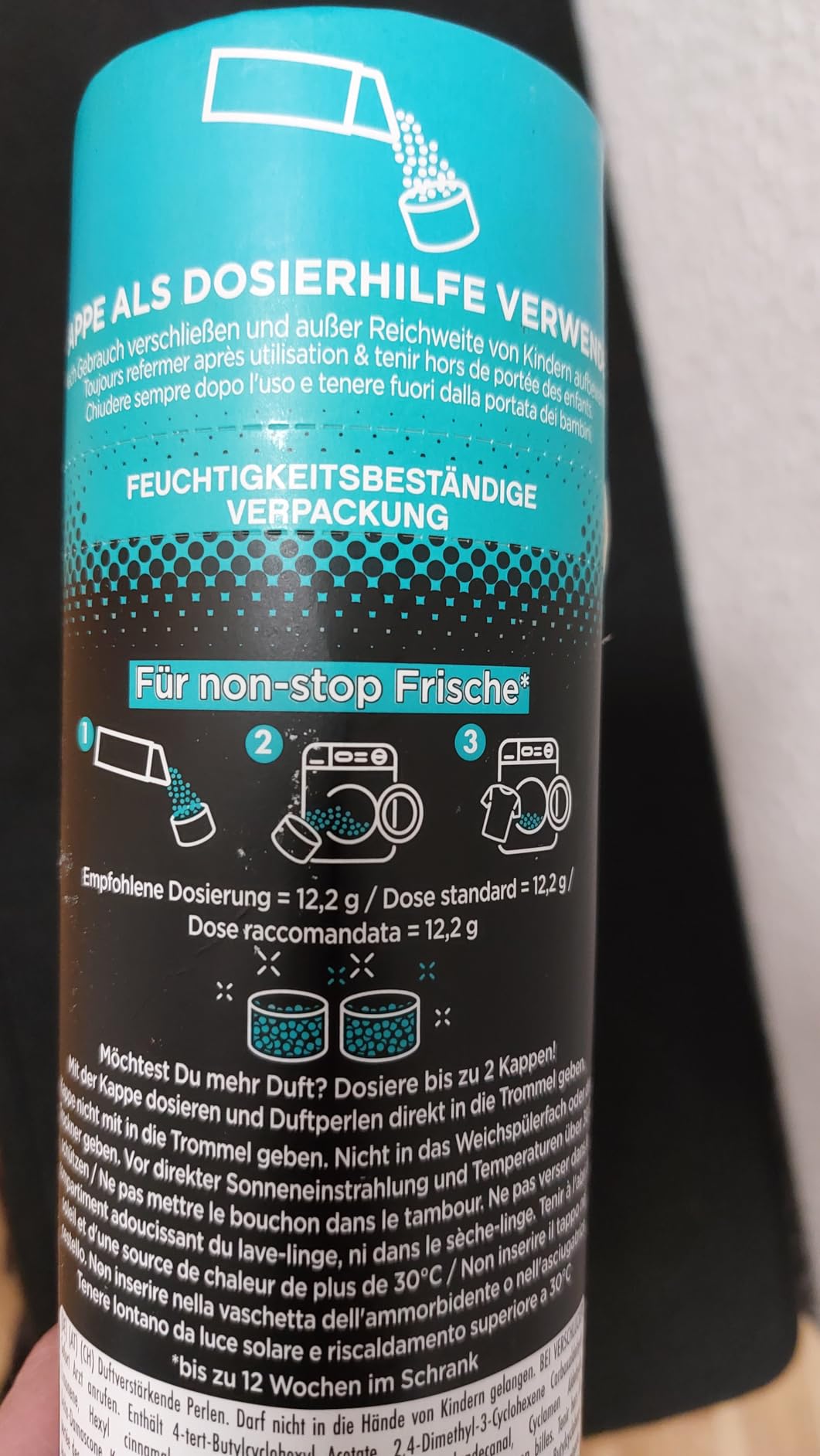 Riecht gut, aber intensiv