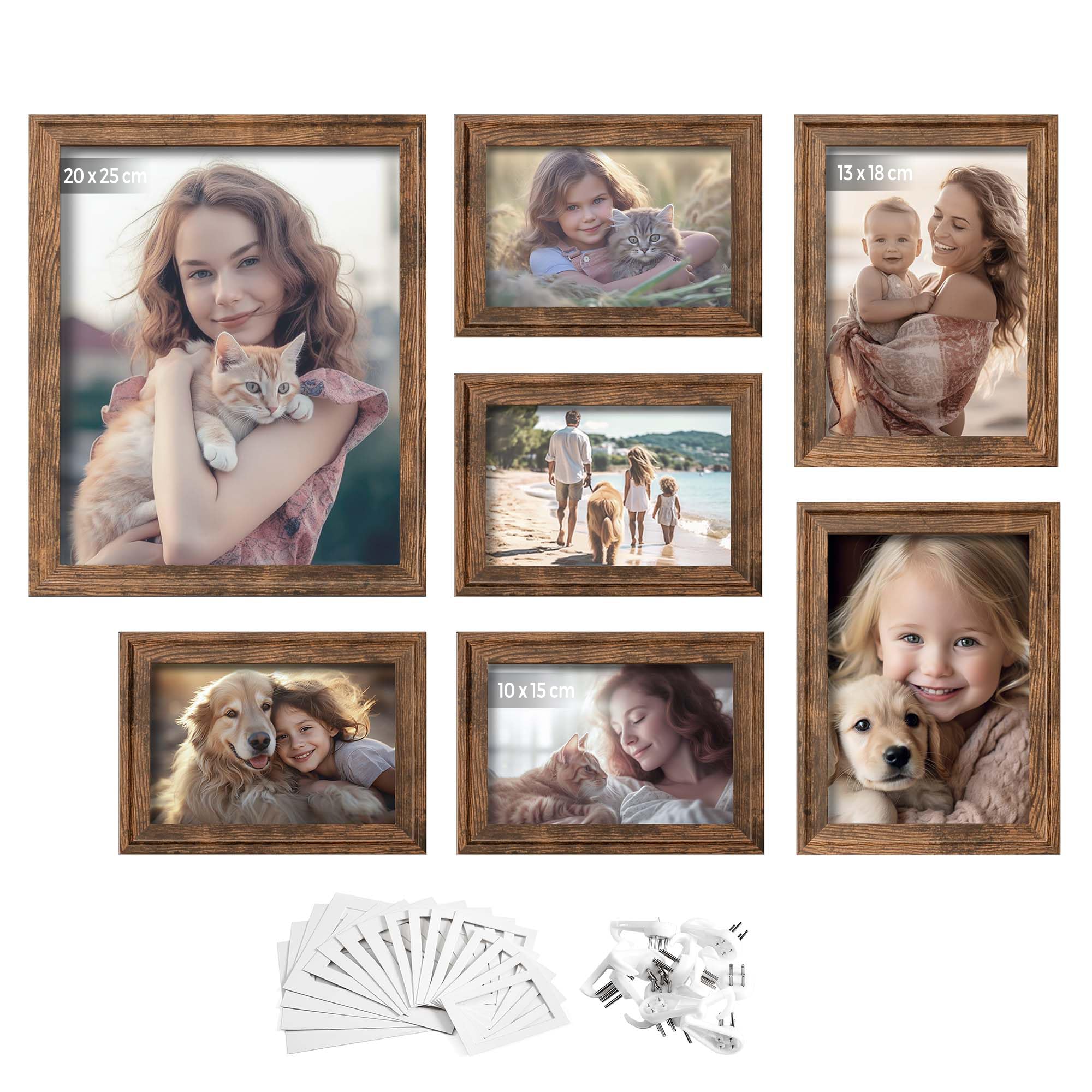 songmics-rpf047x01-bilderrahmen-7er-set-vintagebraun-glas image 1