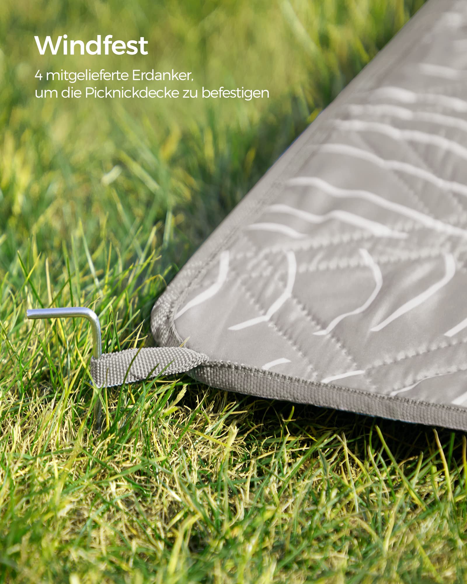 songmics-gcm010b02-picknickdecke-200-x-200-cm-wasserdicht-khaki-farn image 5