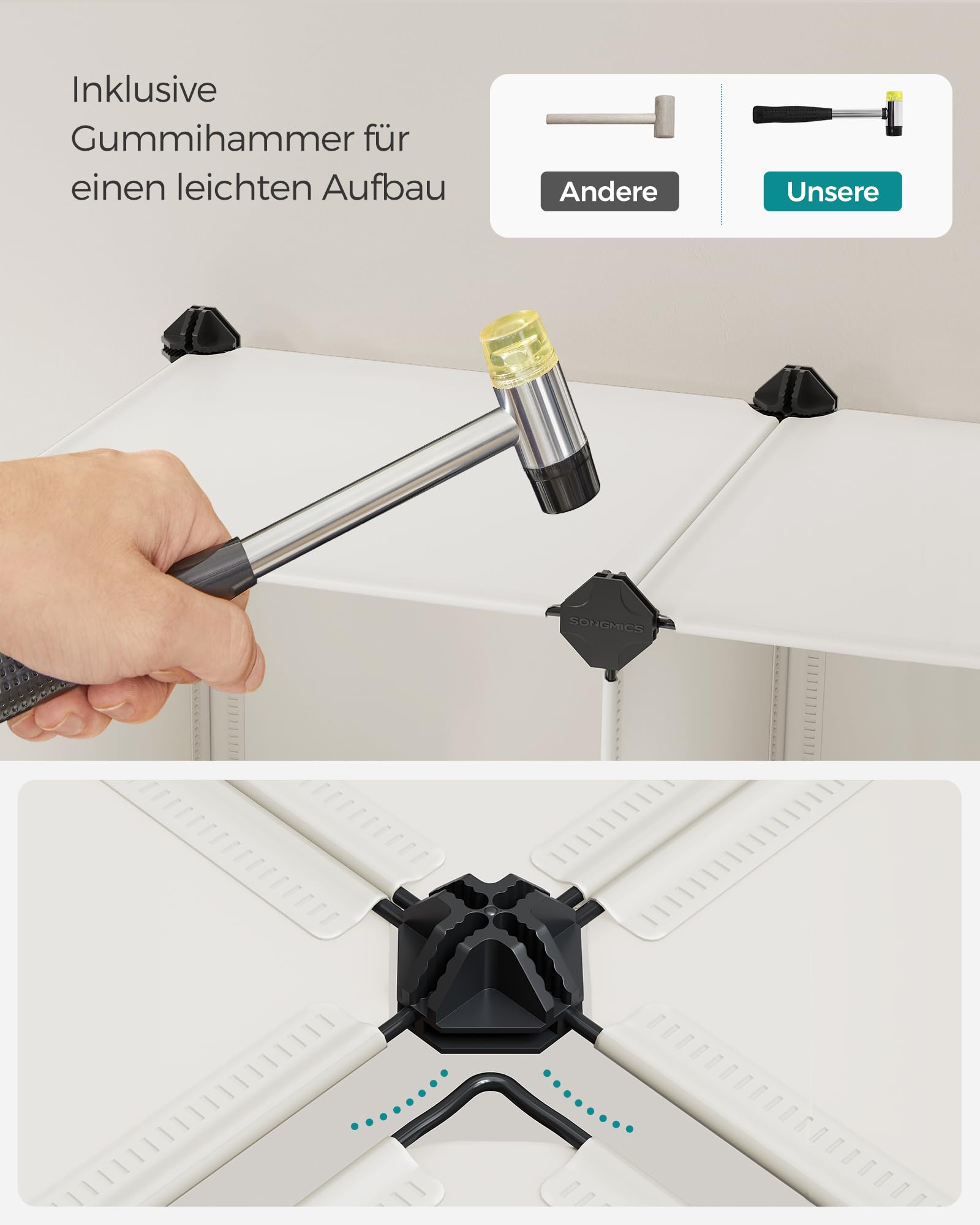 songmics-lpc442m01-steckregal-16-w-rfel-pp-kunststoff-cremewei image 6