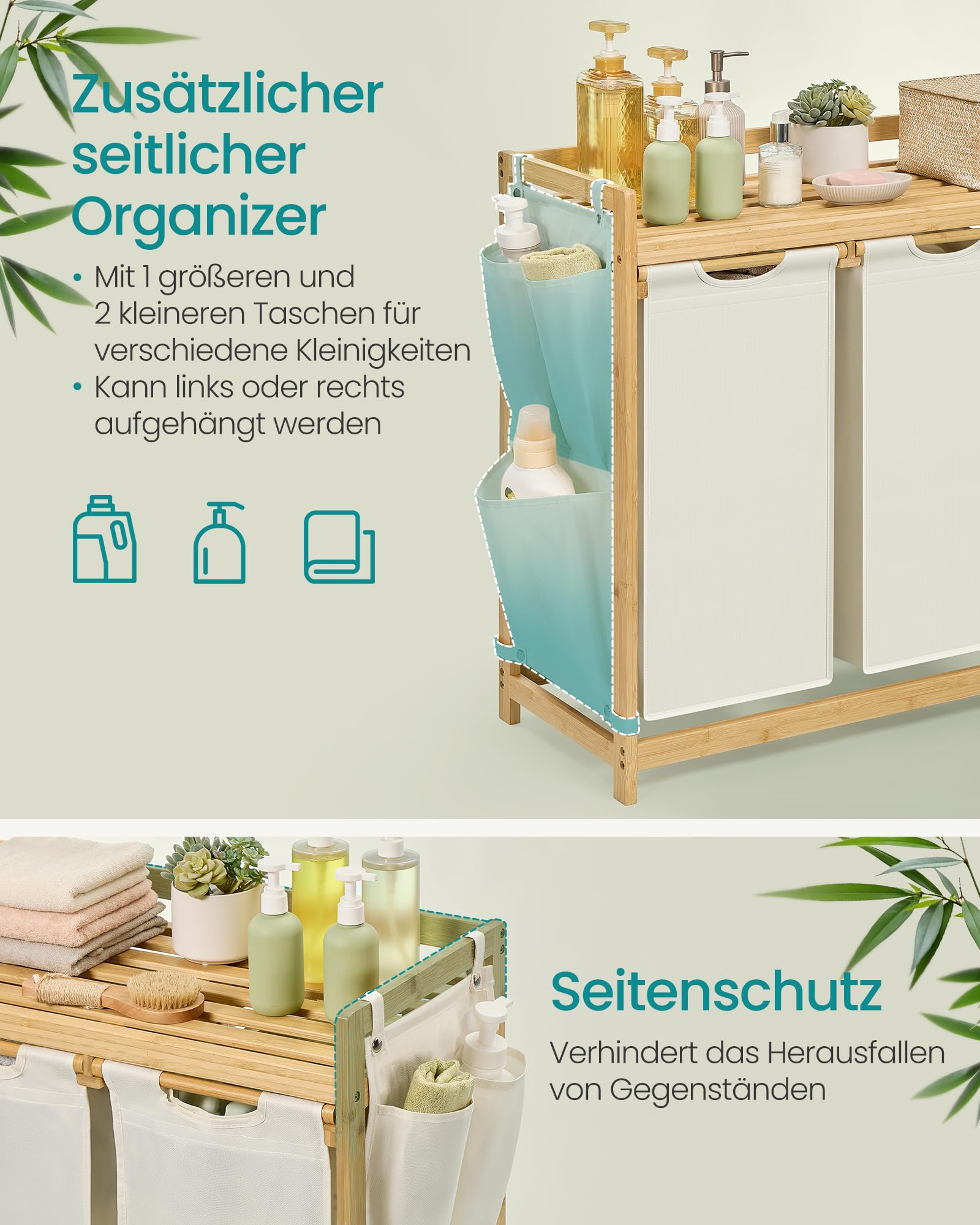 songmics-w-schekorb-3-f-cher-bambus-150-l-mit-ablage image 4
