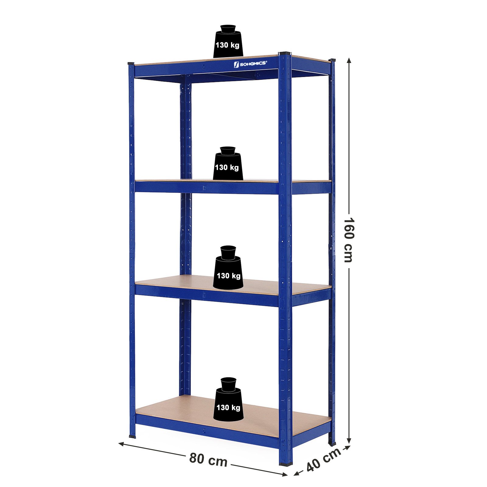 songmics-schwerlastregal-glr44q-kellerregal-blau-40-x-80-x-160-cm image 3