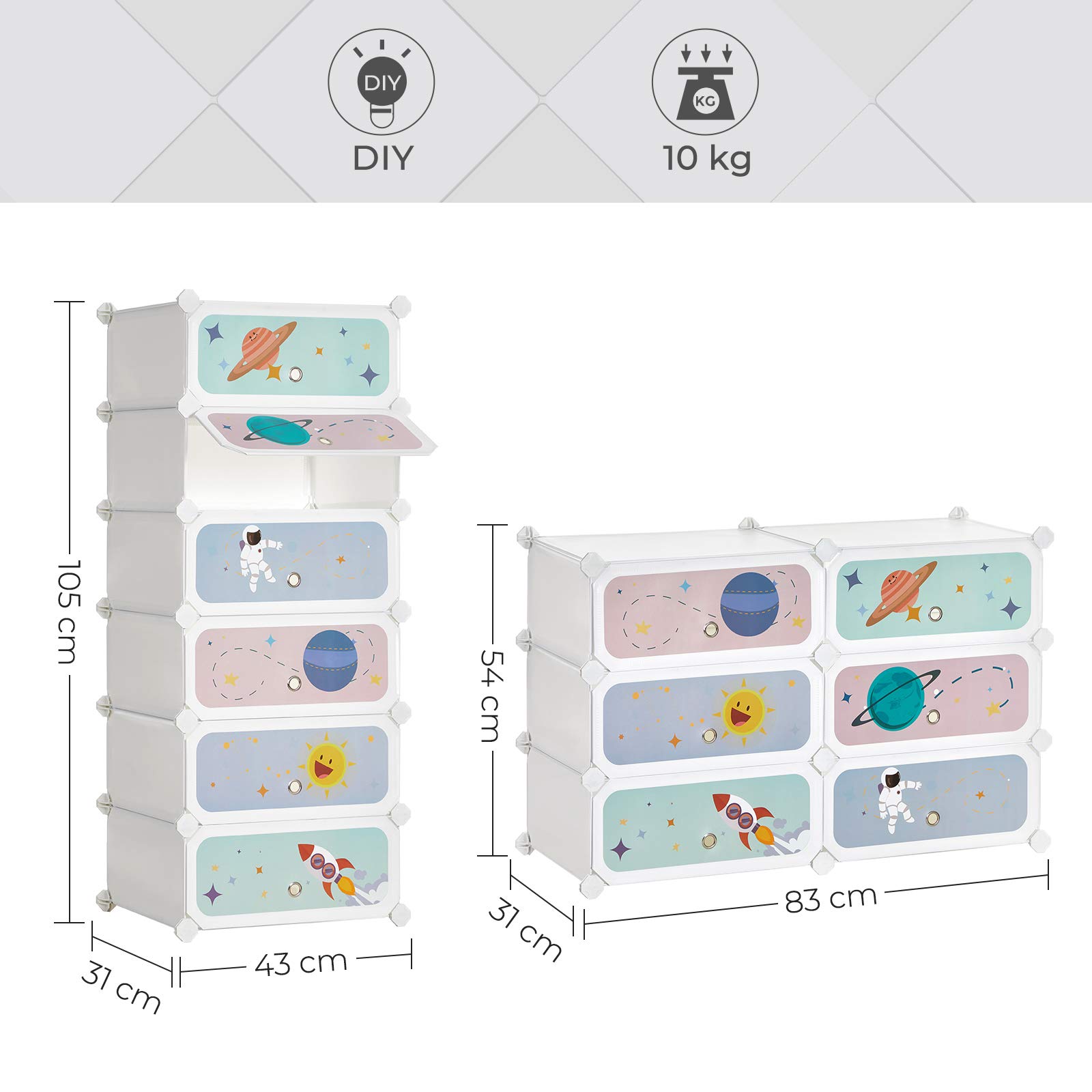 songmics-kinderschuhregal-lpc904w01-schuhschrank-6-f-cher-wei image 3