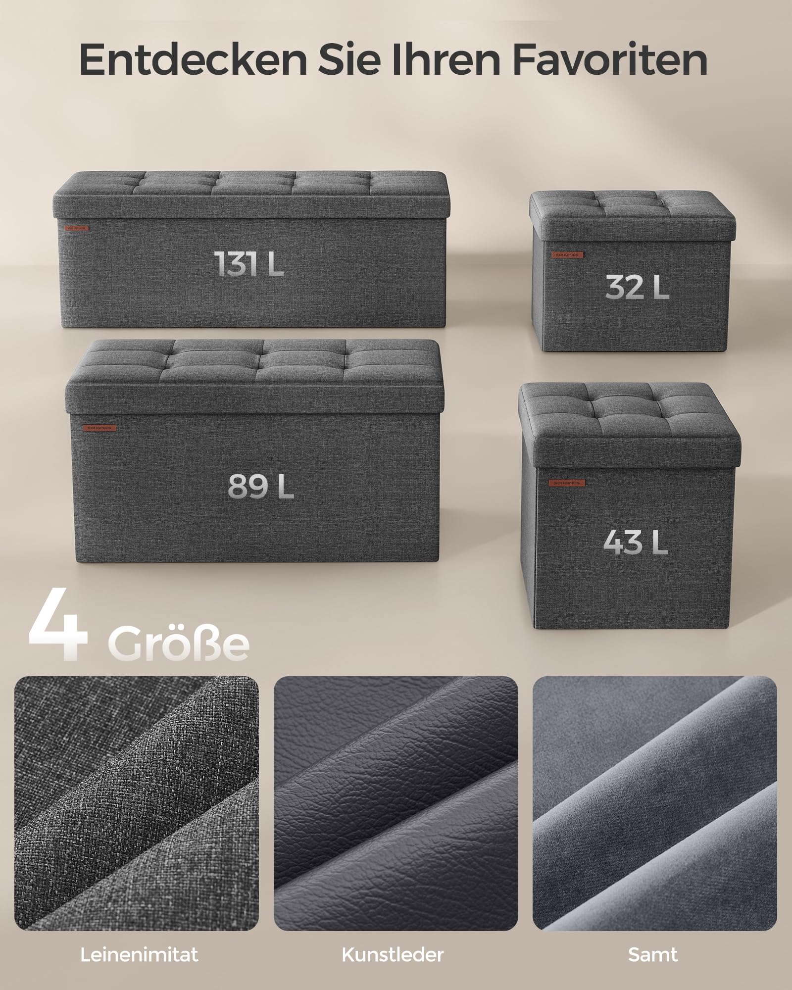 songmics-sitzhocker-lsf102g01-mit-stauraum-32l-31x41cm-dunkelgrau image 7