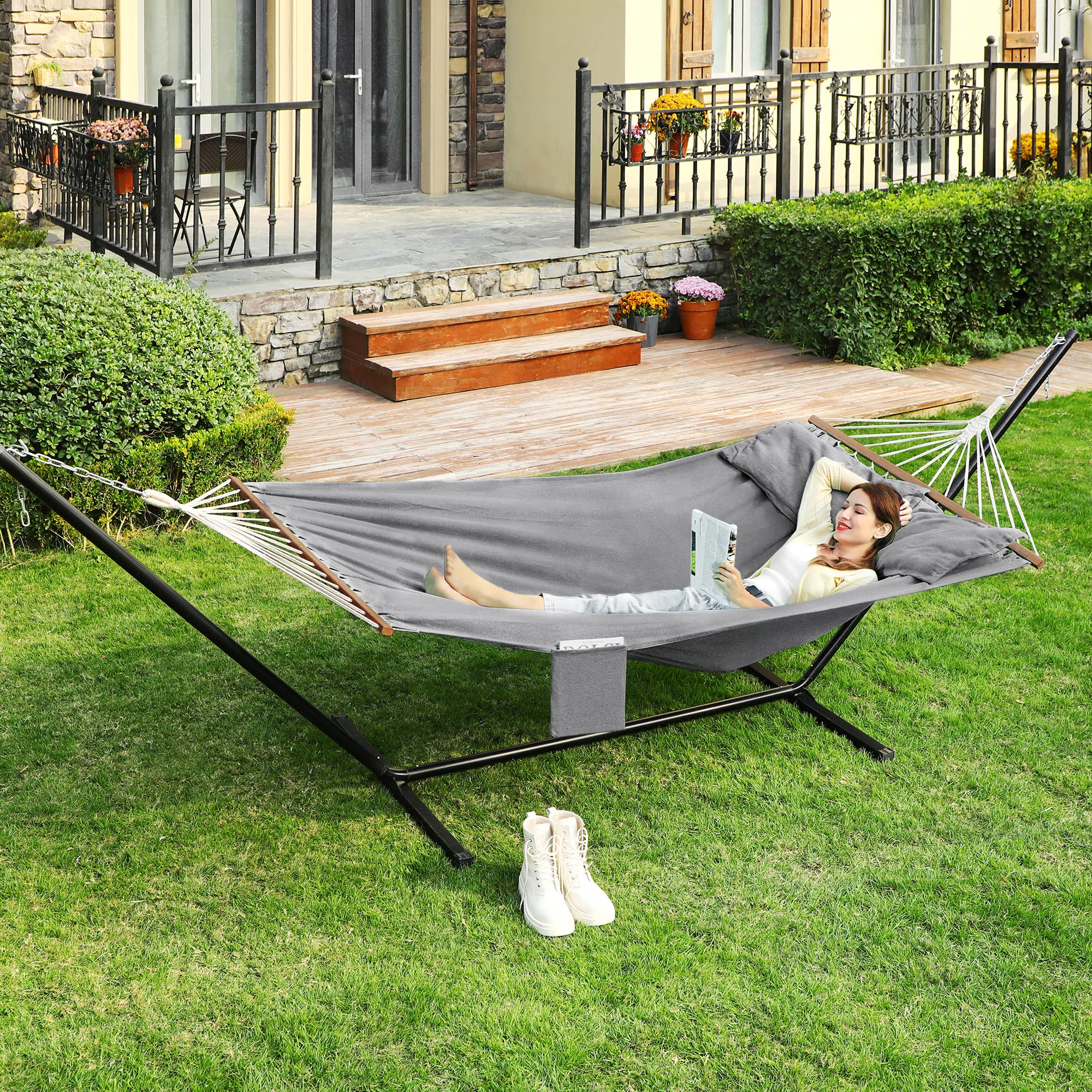 songmics-h-ngematte-outdoor-210-x-150-cm-bis-300-kg-grau image 2