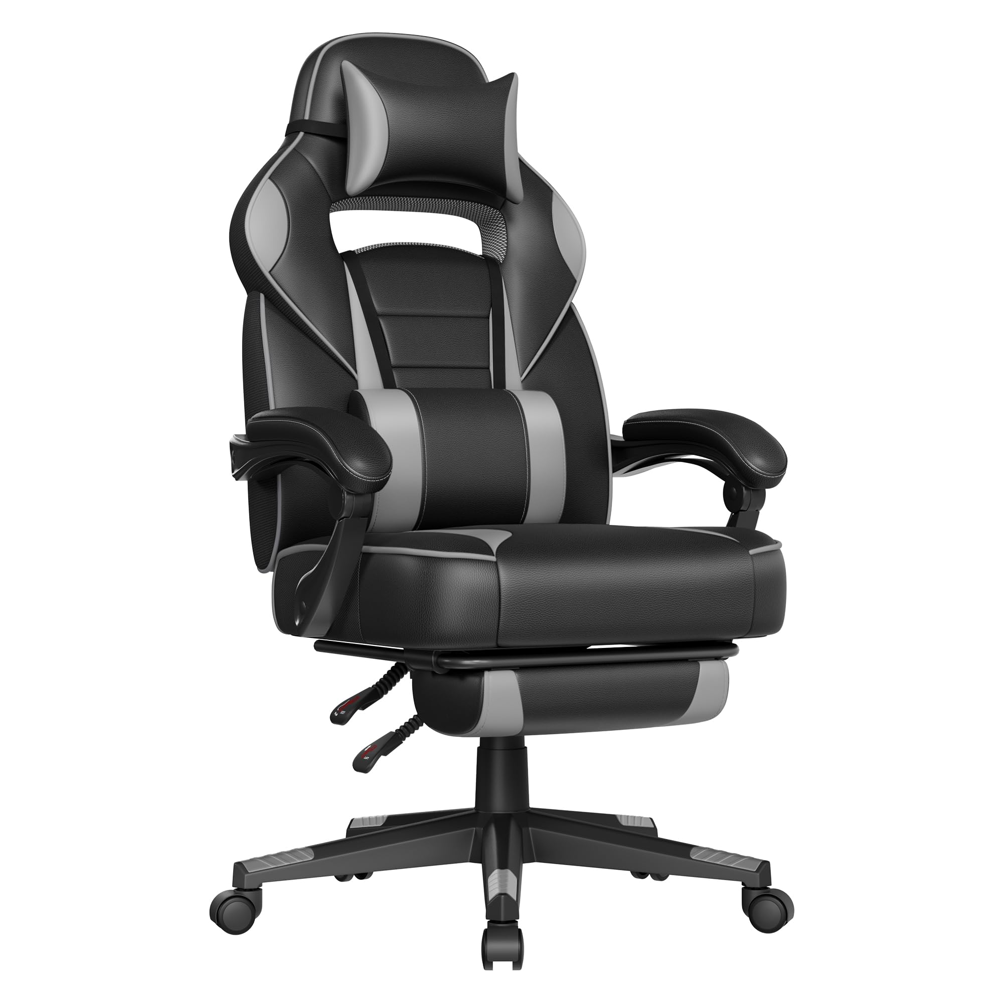 songmics-obg073b03-gaming-stuhl-b-rostuhl-mit-fu-st-tze-tintenschwarz-taubengrau image 1