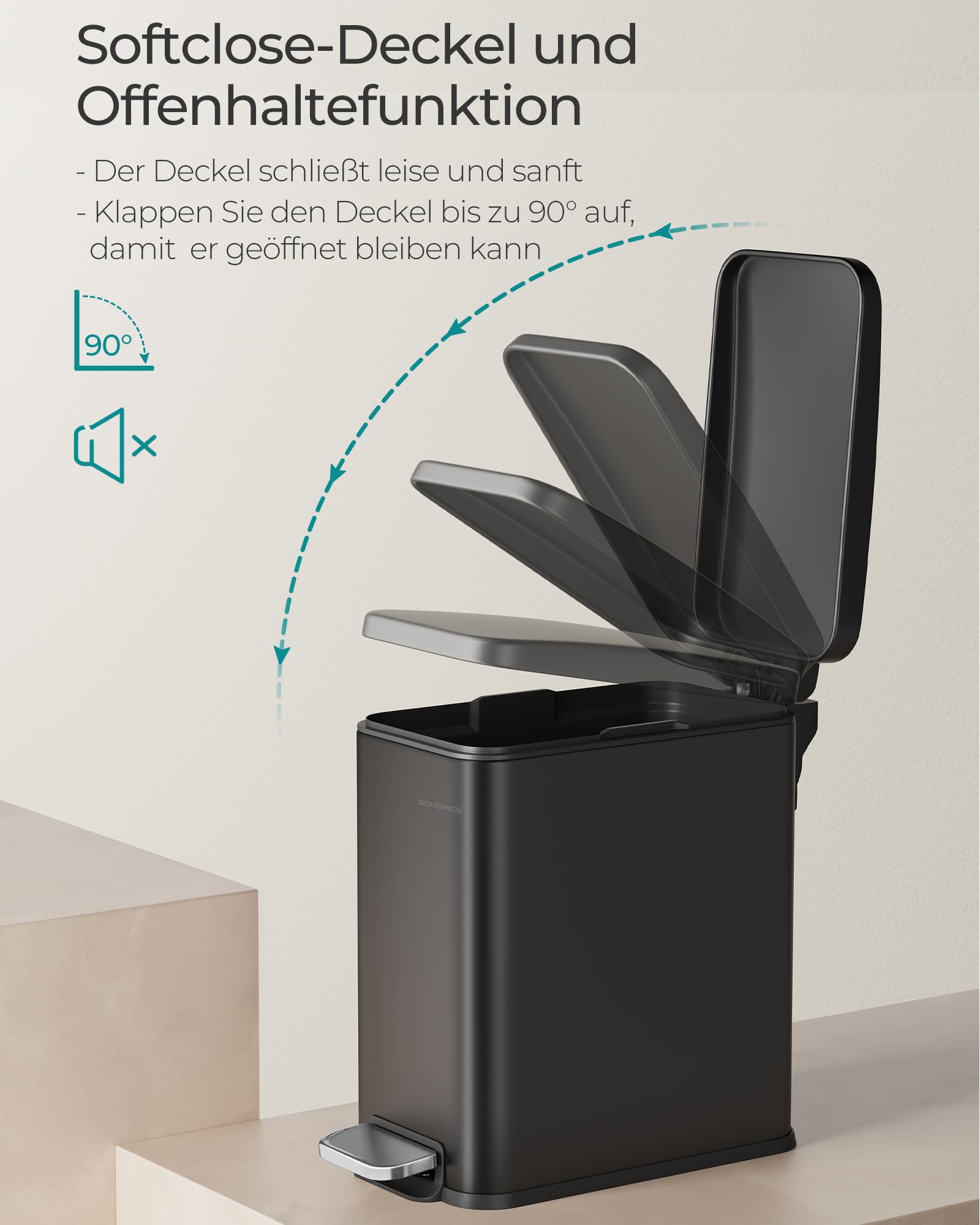songmics-kosmetikeimer-10-liter-mit-deckel-edelstahl-tretm-lleimer image 5