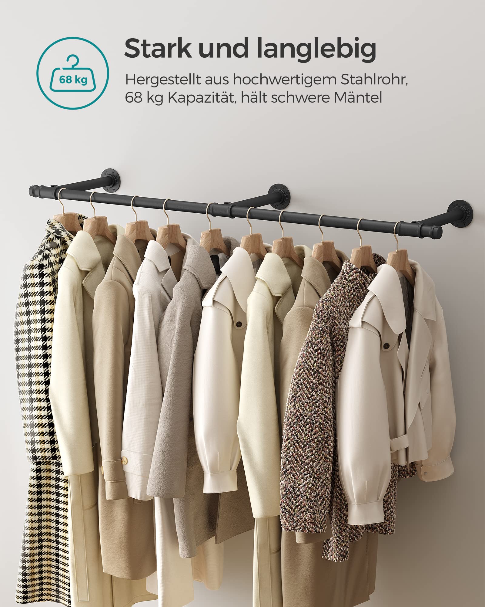 songmics-kleiderstange-wand-hsr104b01-schwarz-170-cm-68-kg image 6