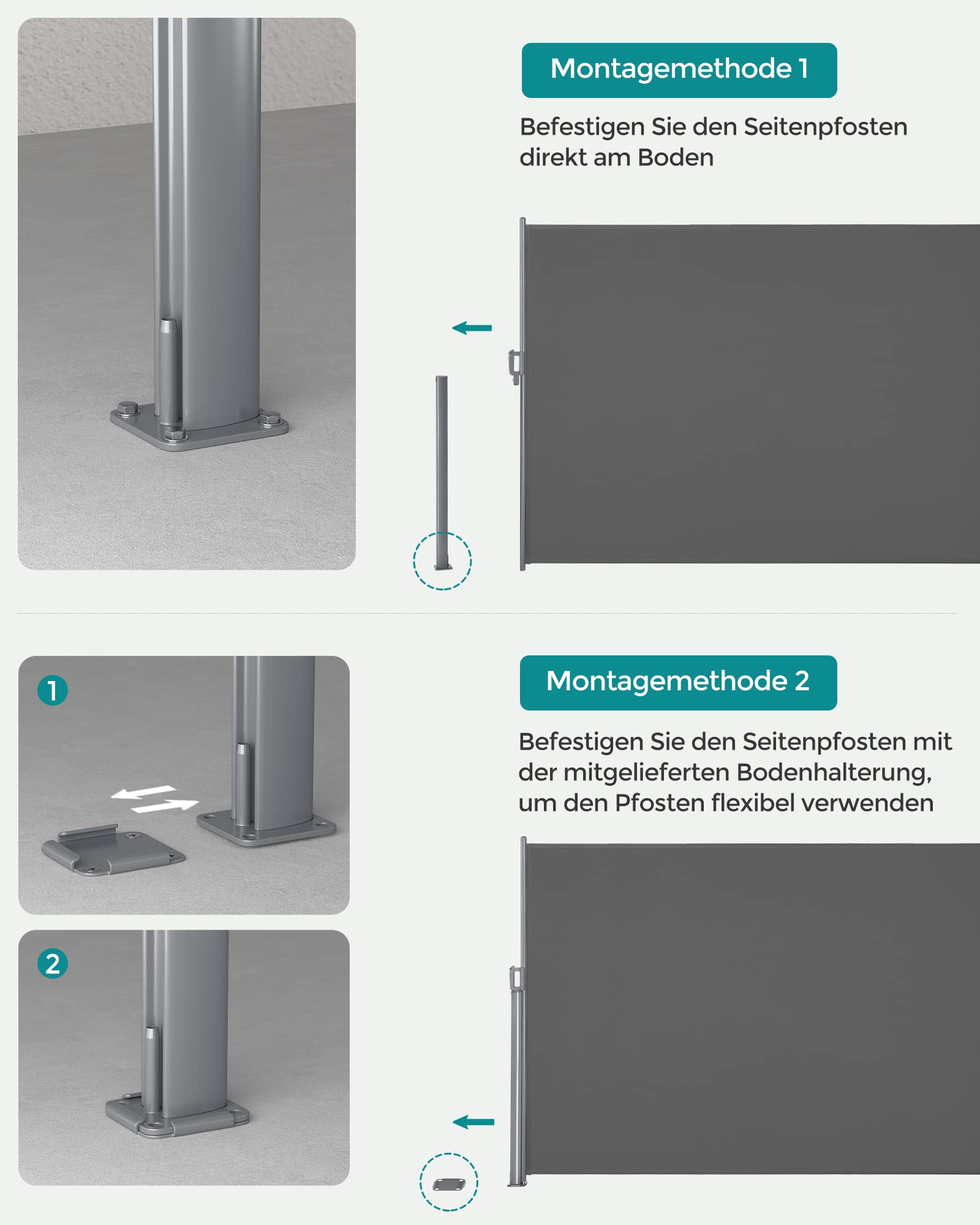 songmics-alu-seitenmarkise-200x400-cm-anthrazit-gsa204g01 image 7