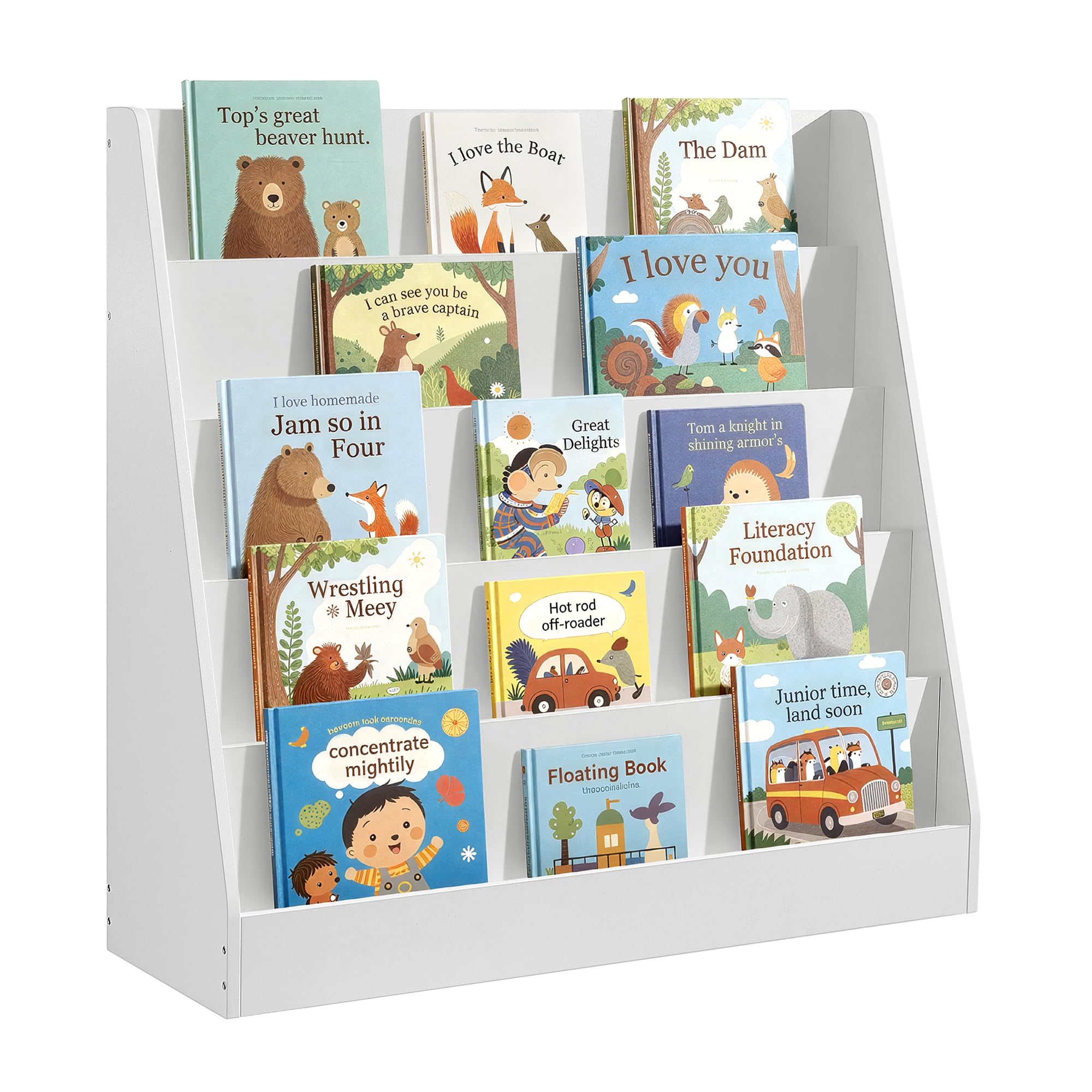 songmics-custos-kinder-b-cherregal-5-ebenen-103-6x30x80-cm-wei image 8