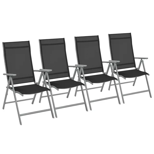 songmics-gartenstuhl-4er-set-gcb30bk-klappstuhl-outdoor-8-fach-verstellbar-bis-1 image 1